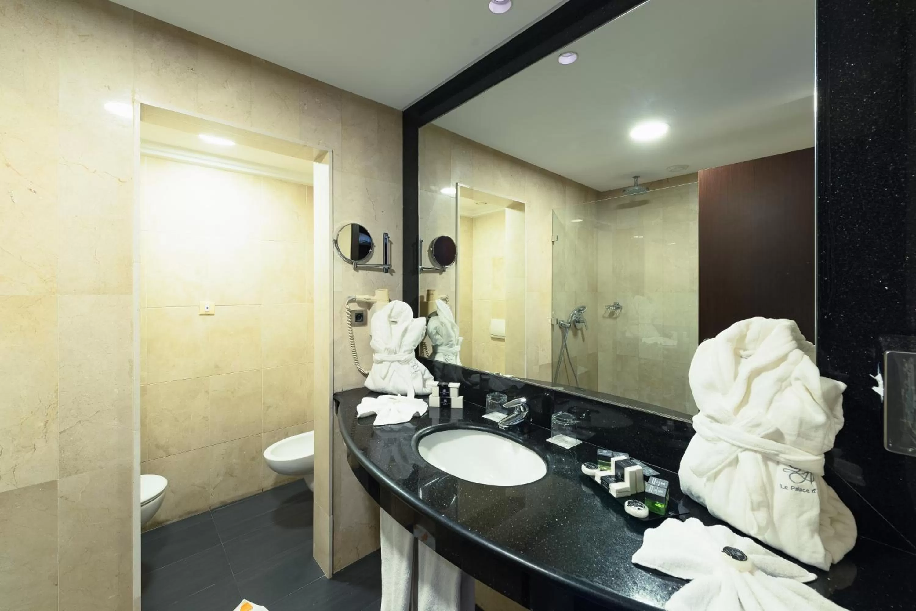 Shower in Le Palace d'Anfa