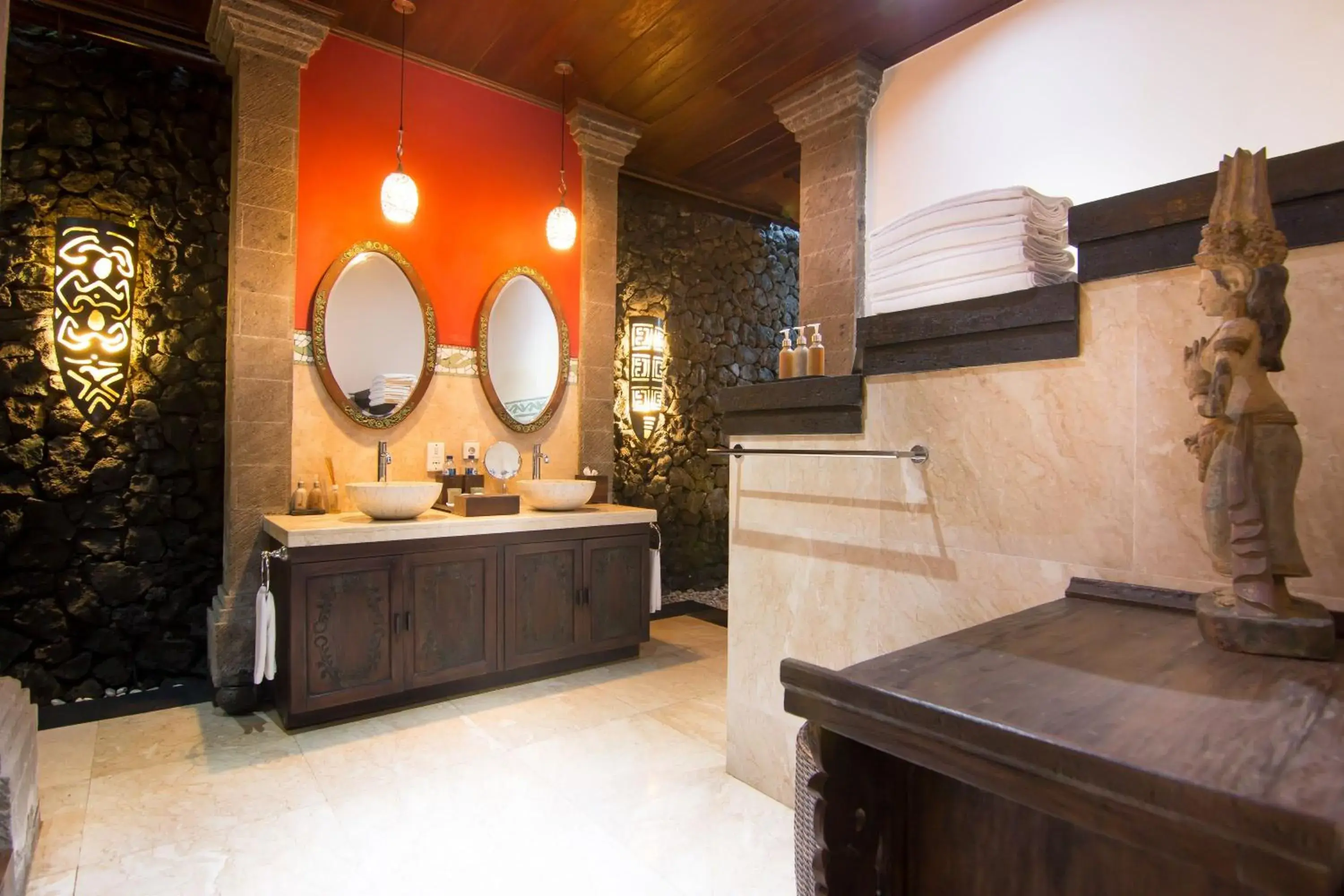 Bathroom in Bidadari Private Villas & Retreat