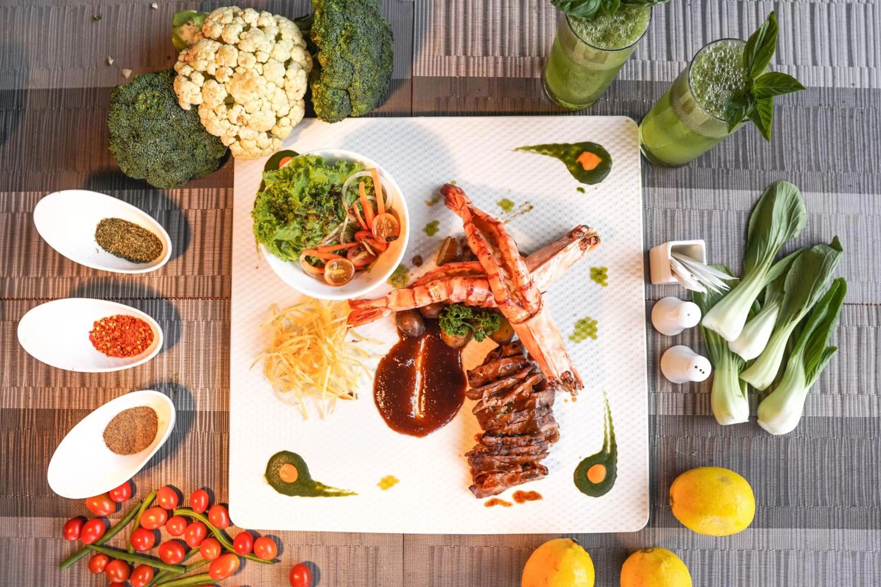 Food close-up in Cuna Hotel