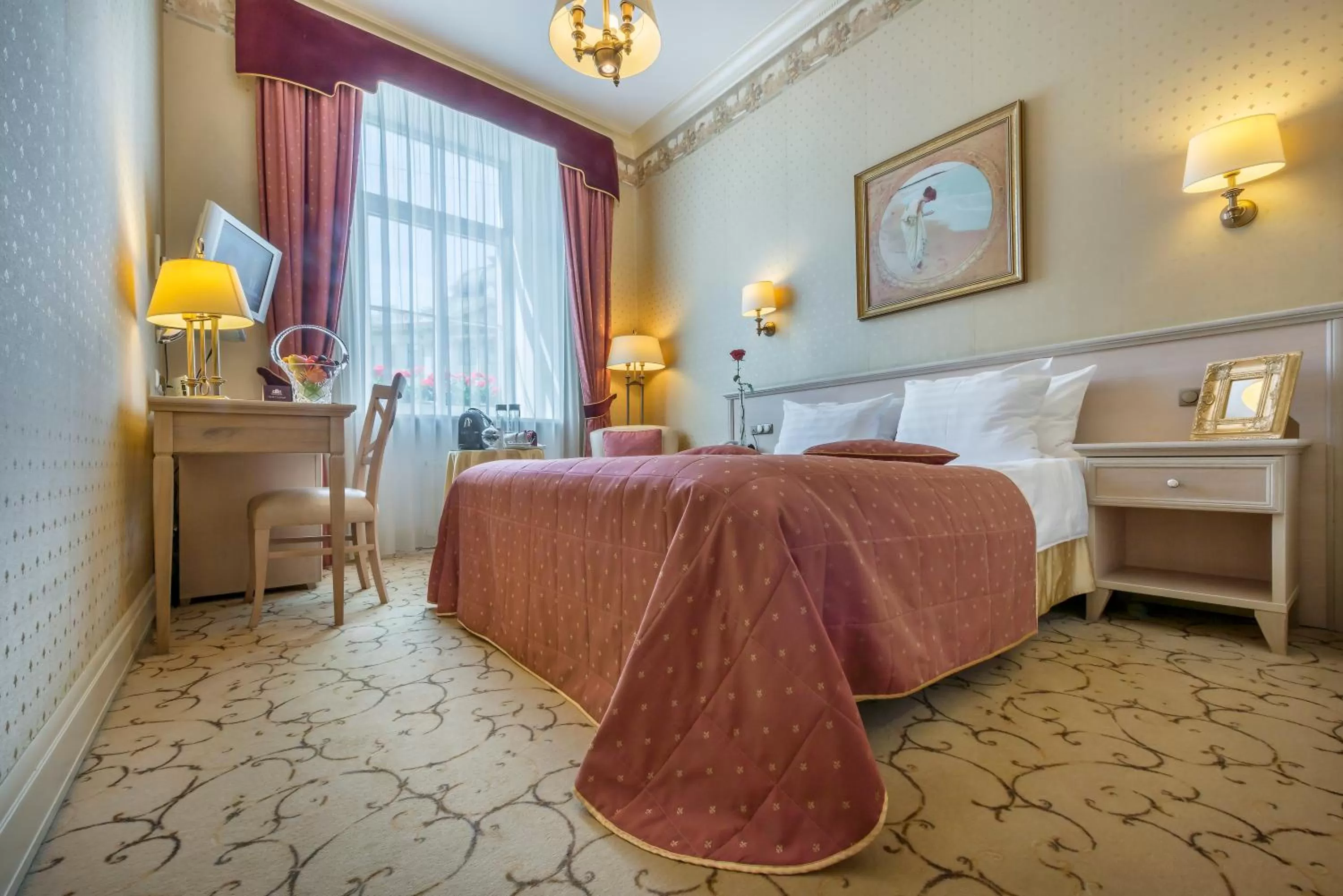 Photo of the whole room, Bed in Imperial Hotel & Restaurant