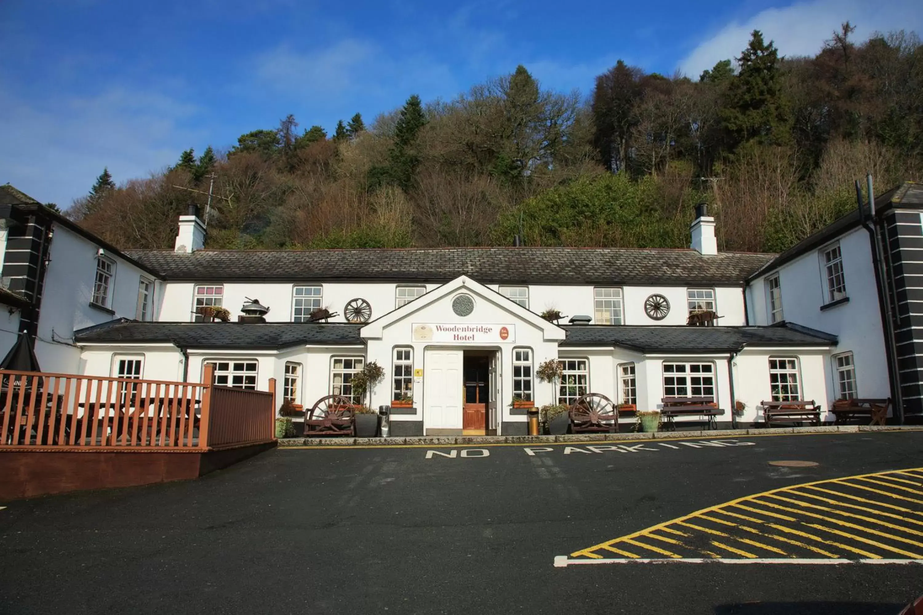 Facade/entrance, Property Building in Woodenbridge Hotel