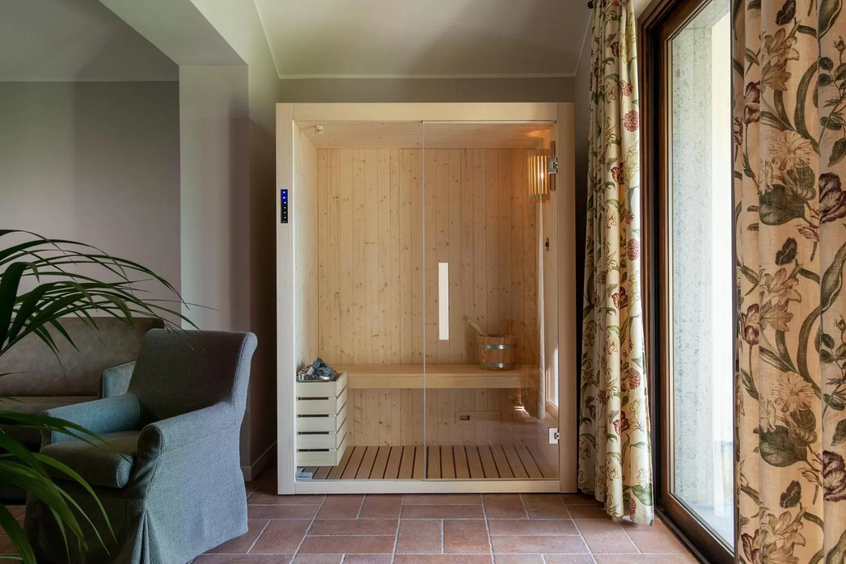 Sauna in Altarocca Wine Resort Adults Only