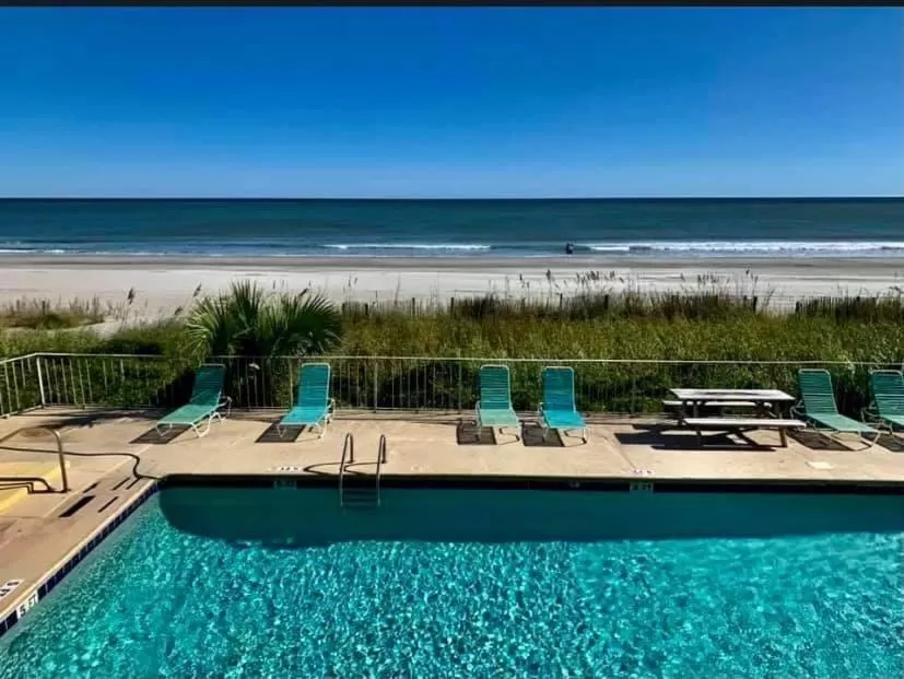 Beach in Gazebo Inn Oceanfront