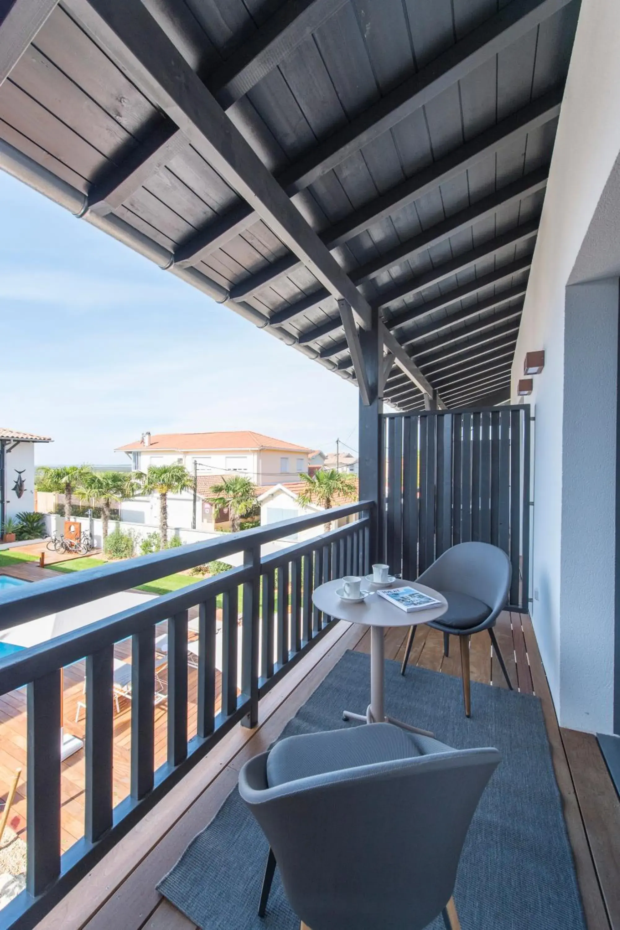 View (from property/room), Balcony/Terrace in L'Anderenis Boutique Hôtel