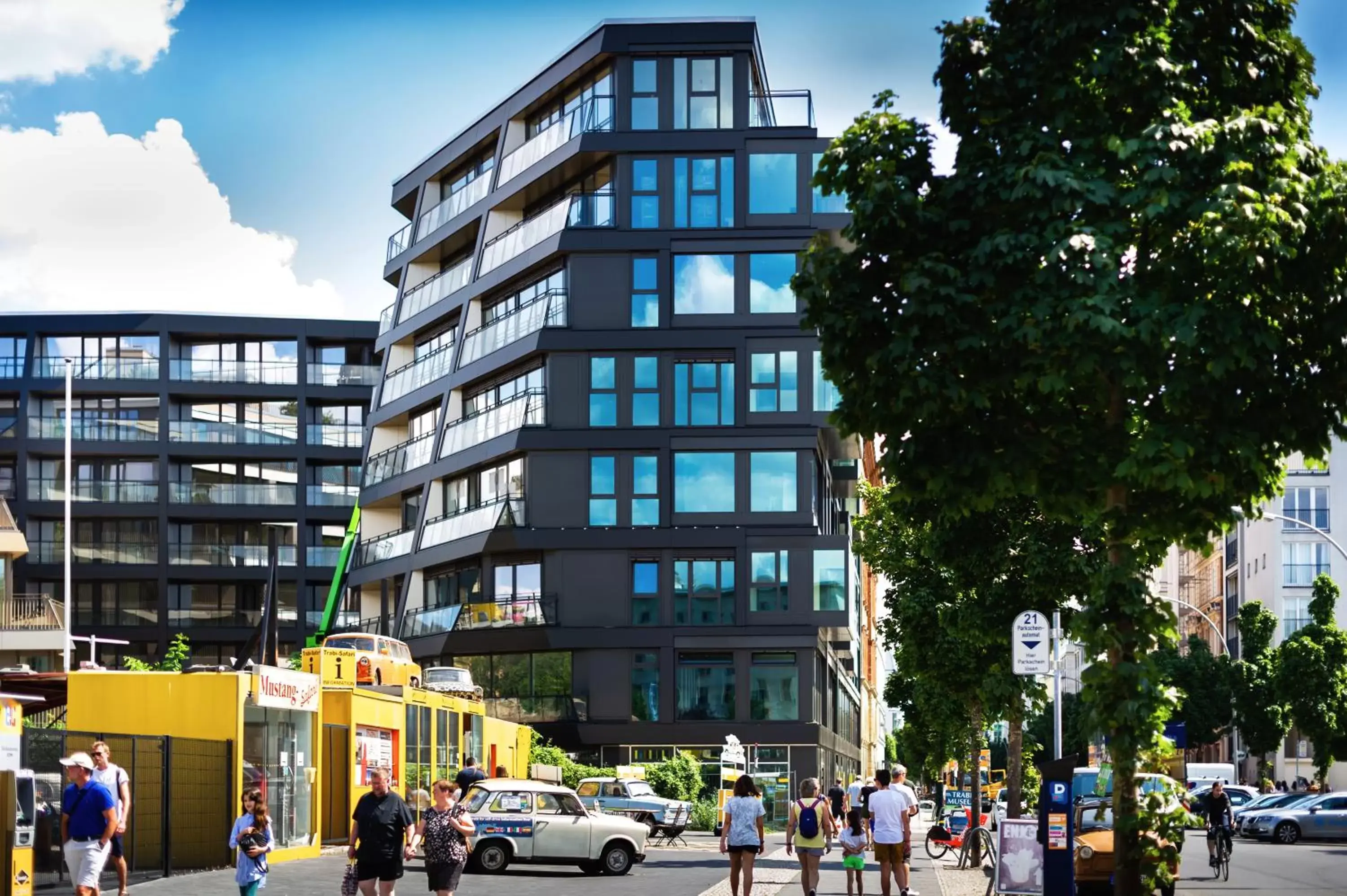 Property building in Wilde Aparthotels Berlin, Checkpoint Charlie Property building in Wilde Aparthotels Berlin, Checkpoint Charlie