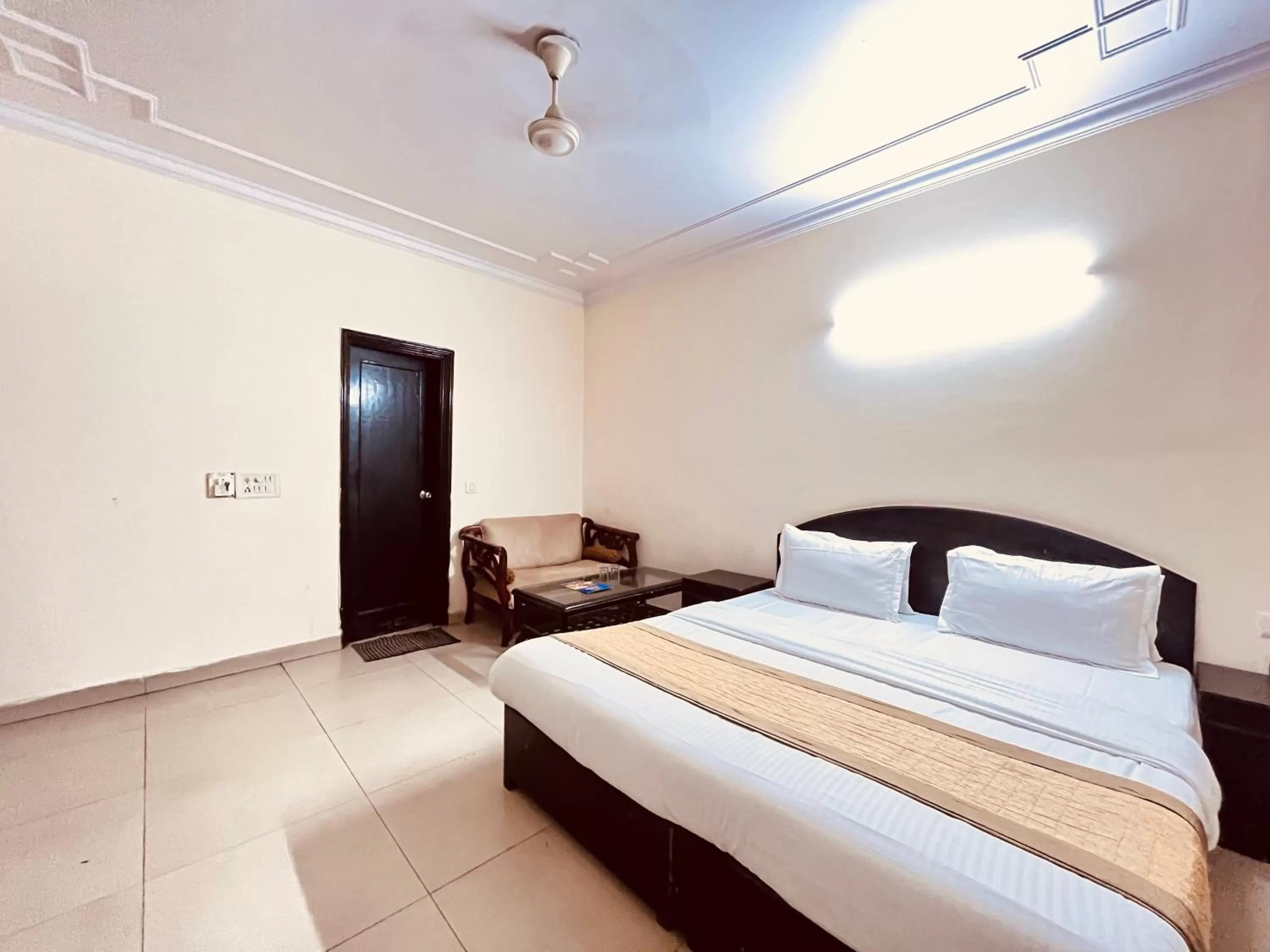 Bed in Ashoka Hotel Karol Bagh Delhi