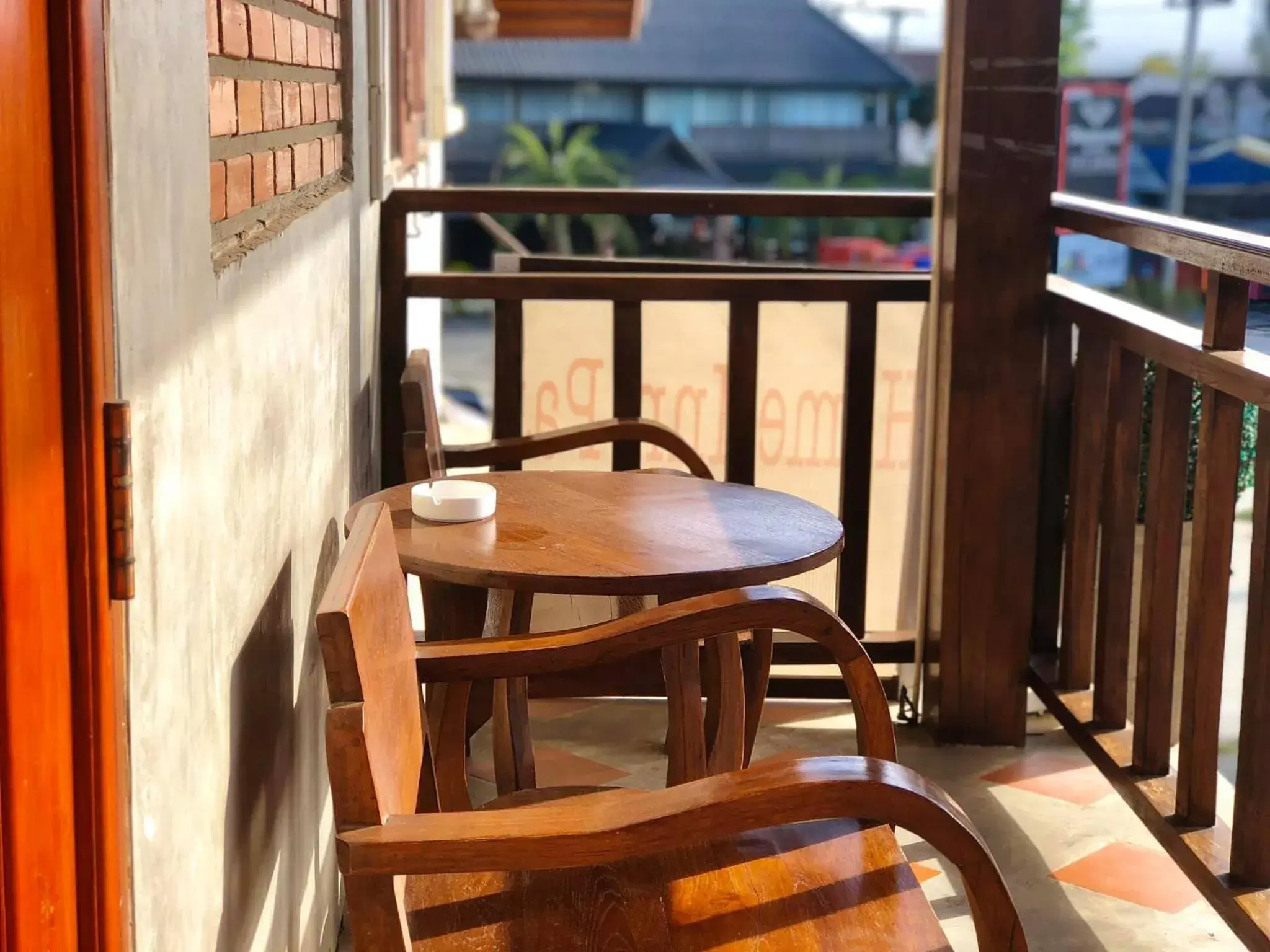 Balcony/Terrace in Home Inn Pai @ Garden