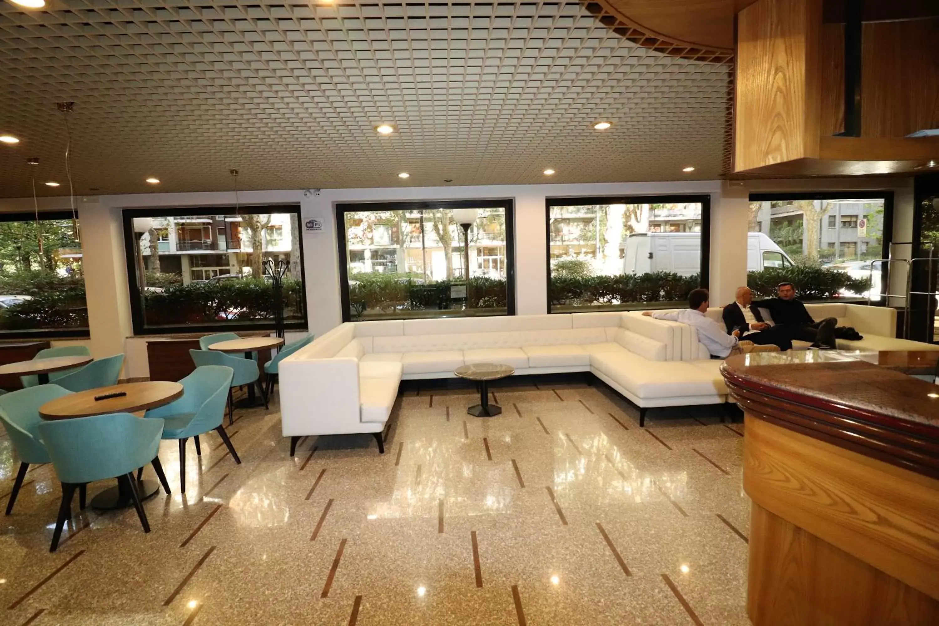 Lobby or reception in Hotel Domenichino