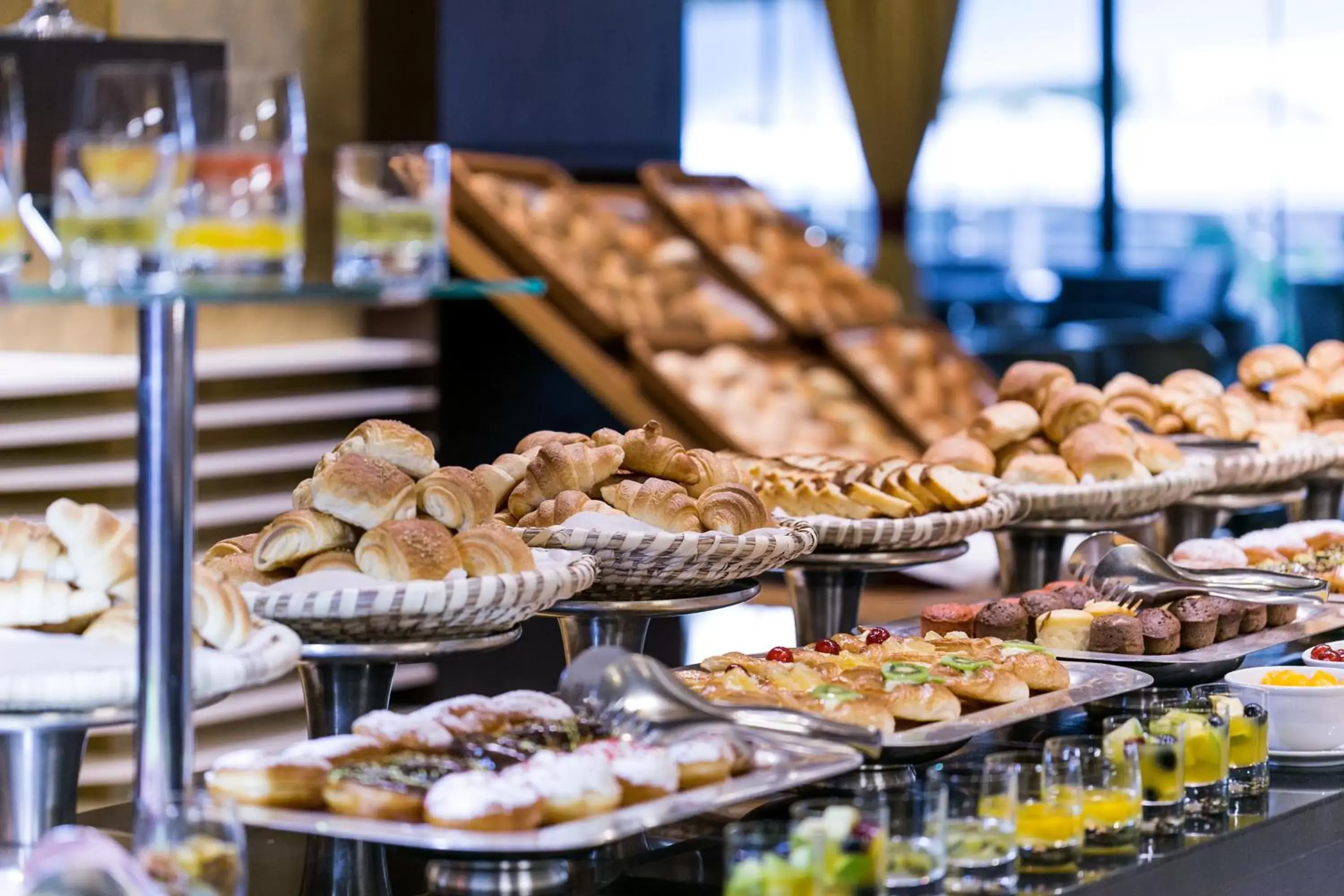 Buffet breakfast in Babylon Rotana Hotel