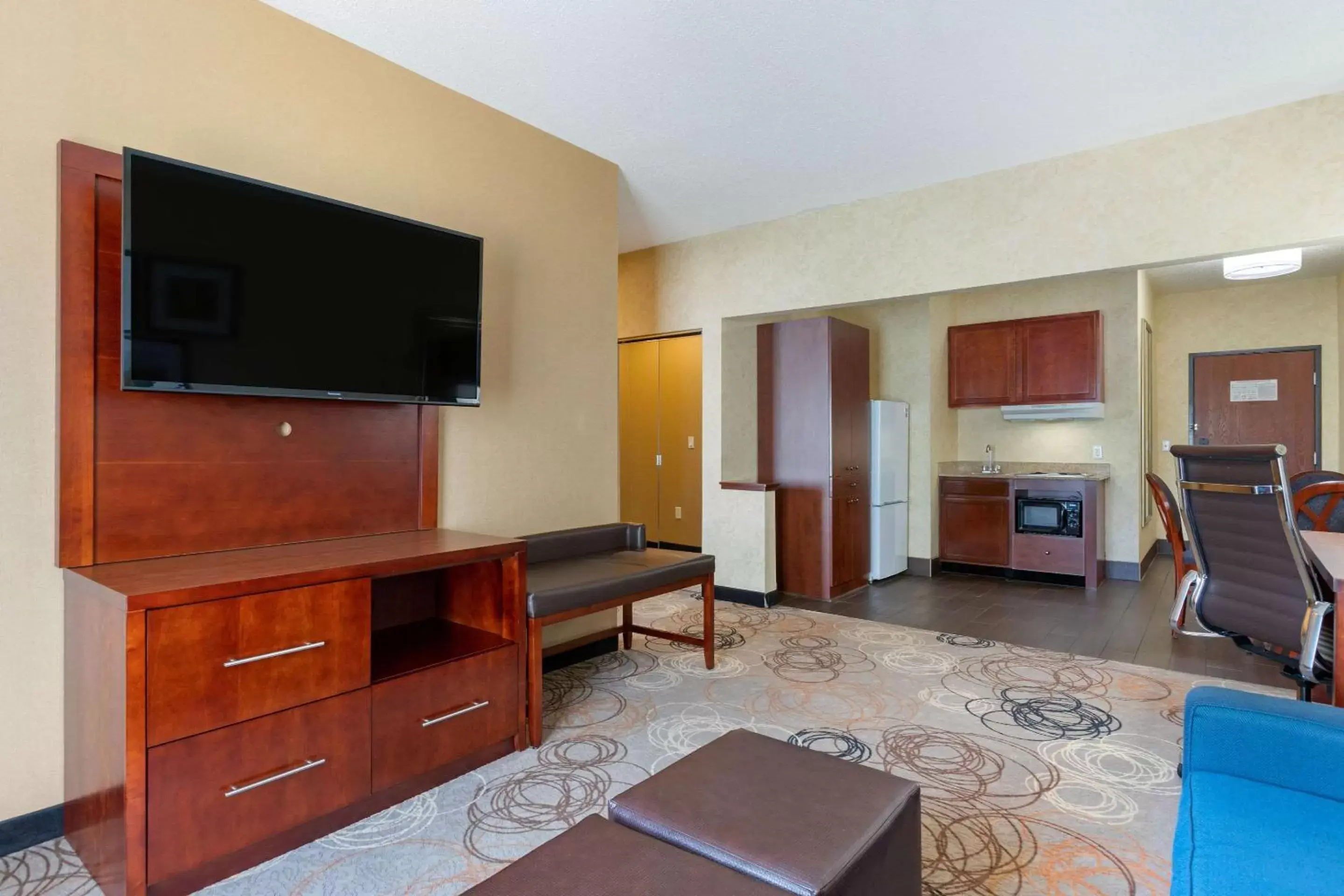 Photo of the whole room, TV/Entertainment Center in Comfort Suites Southfield