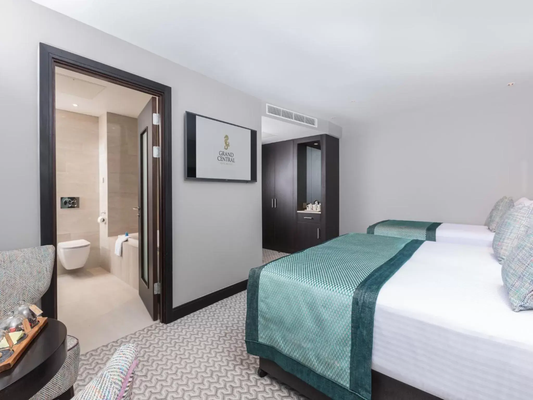 Bedroom, Bed in Grand Central Hotel Belfast Bedroom, Bed in Grand Central Hotel Belfast