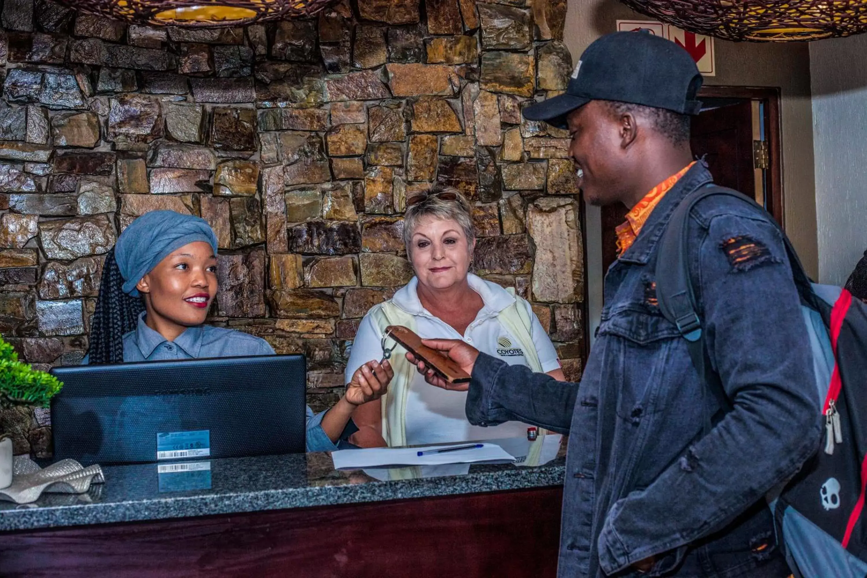 Lobby or reception in Coyotes Hotel & Conference Centre