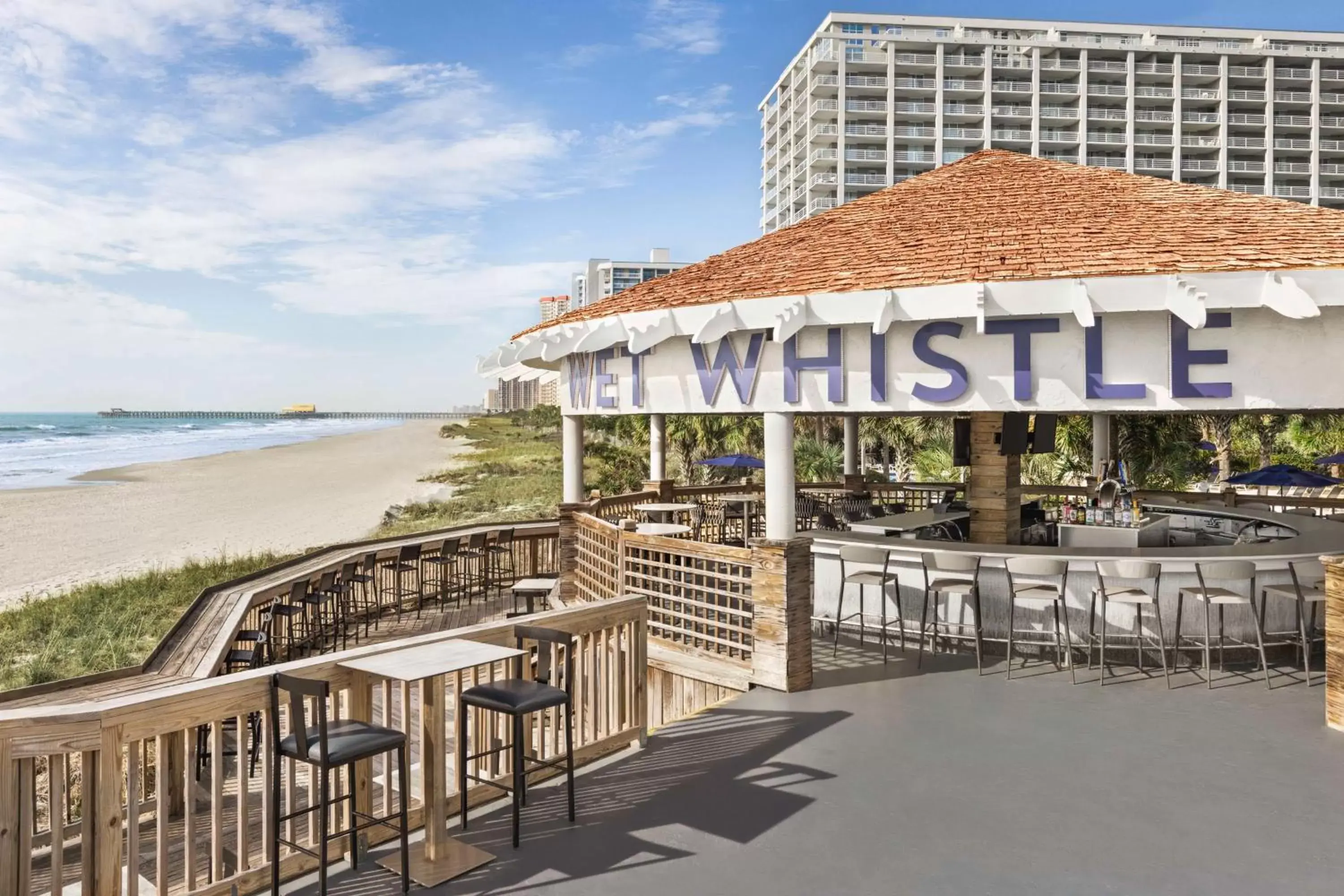 Lounge or bar in Hilton Myrtle Beach Resort