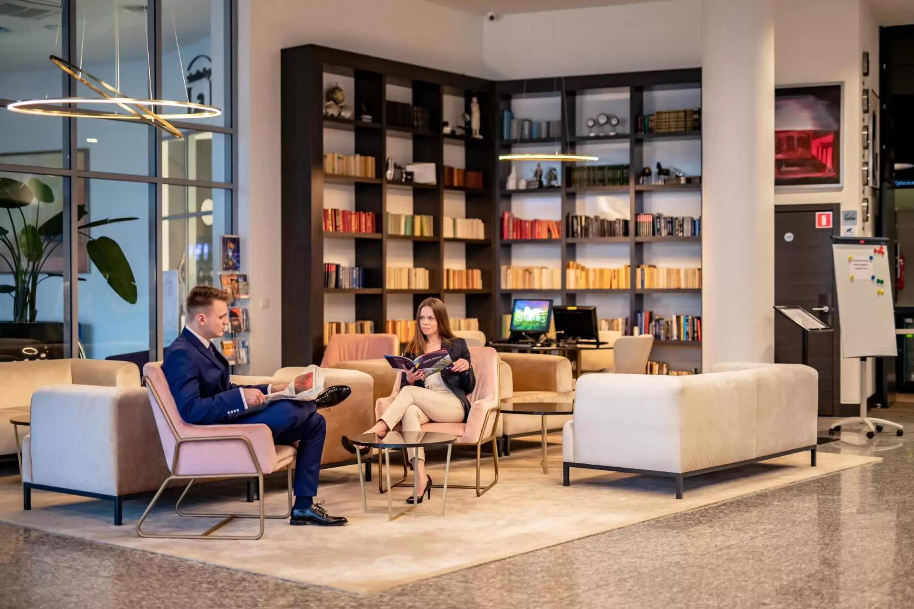 Lobby or reception in Copernicus Toruń Hotel