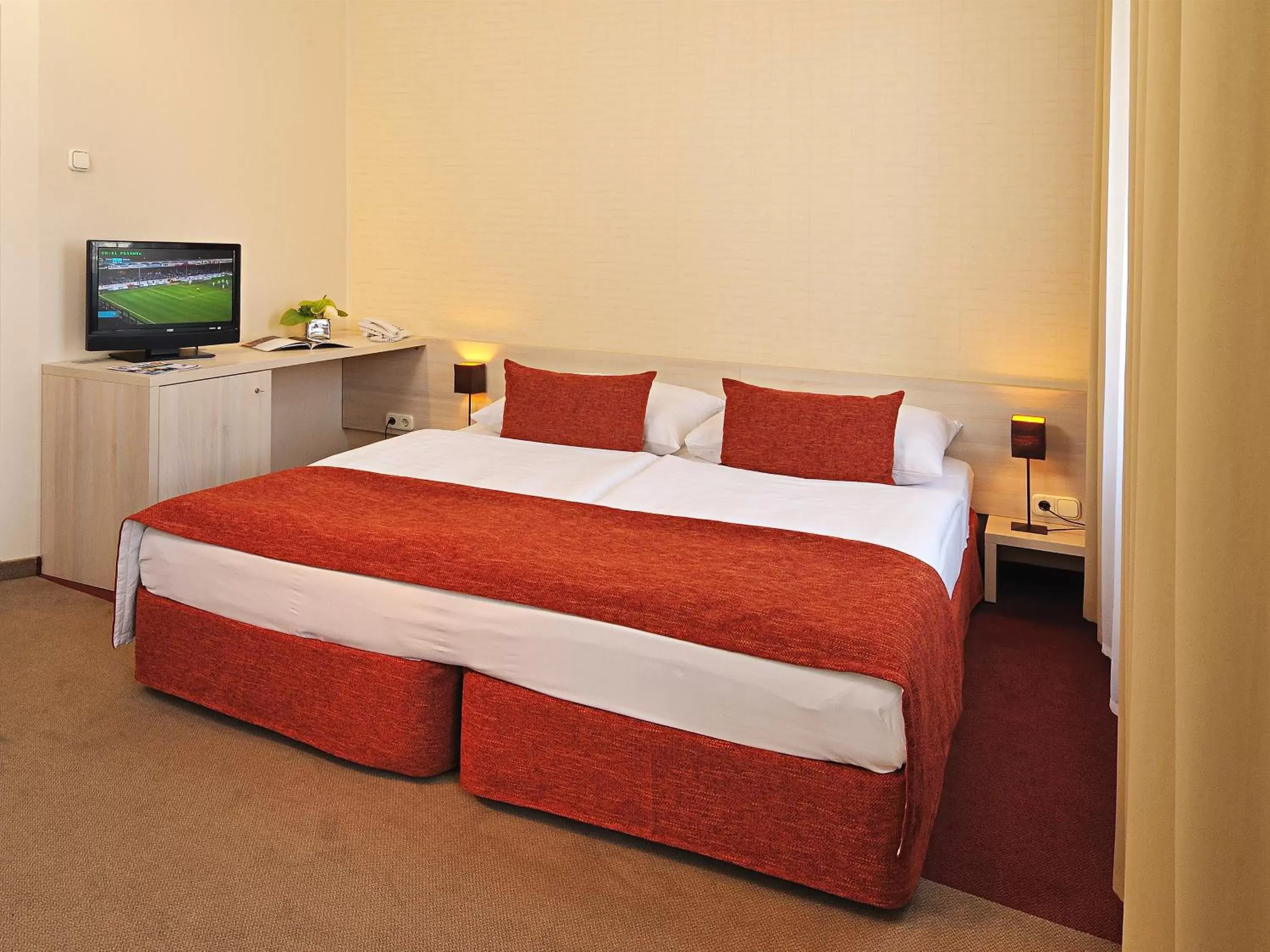 Decorative detail, Bed in Star City Hotel Decorative detail, Bed in Star City Hotel