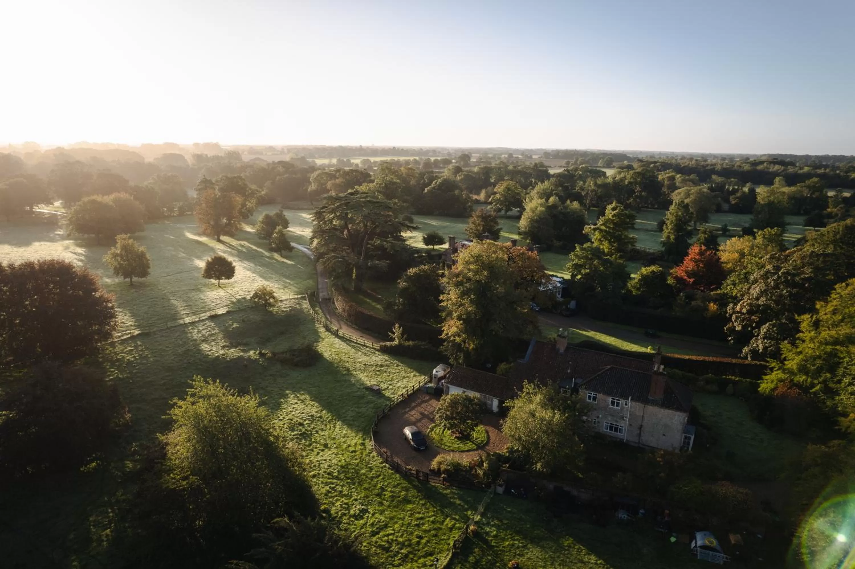Property building, Bird's-eye View in Hovell Hall Country Bed and Breakfast