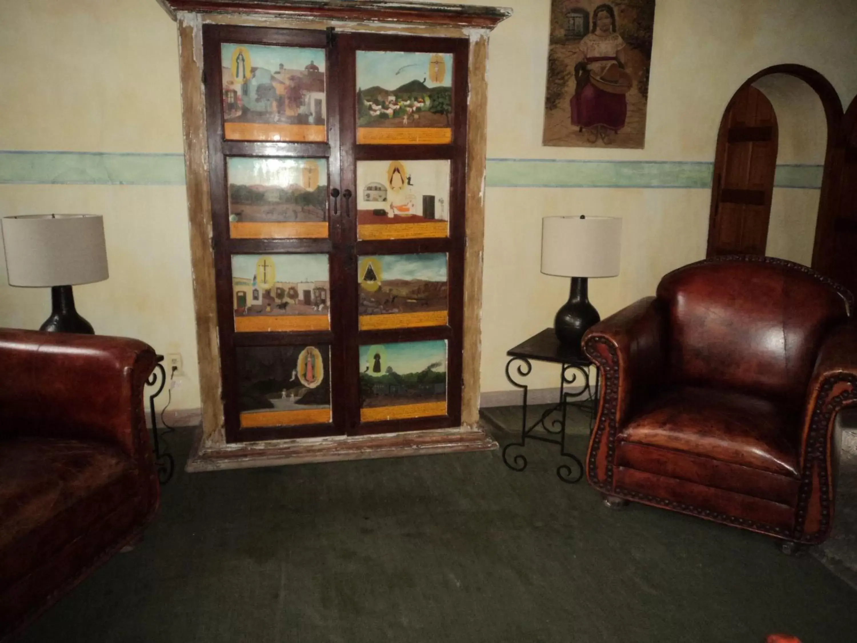 Living room in Hacienda de los Santos