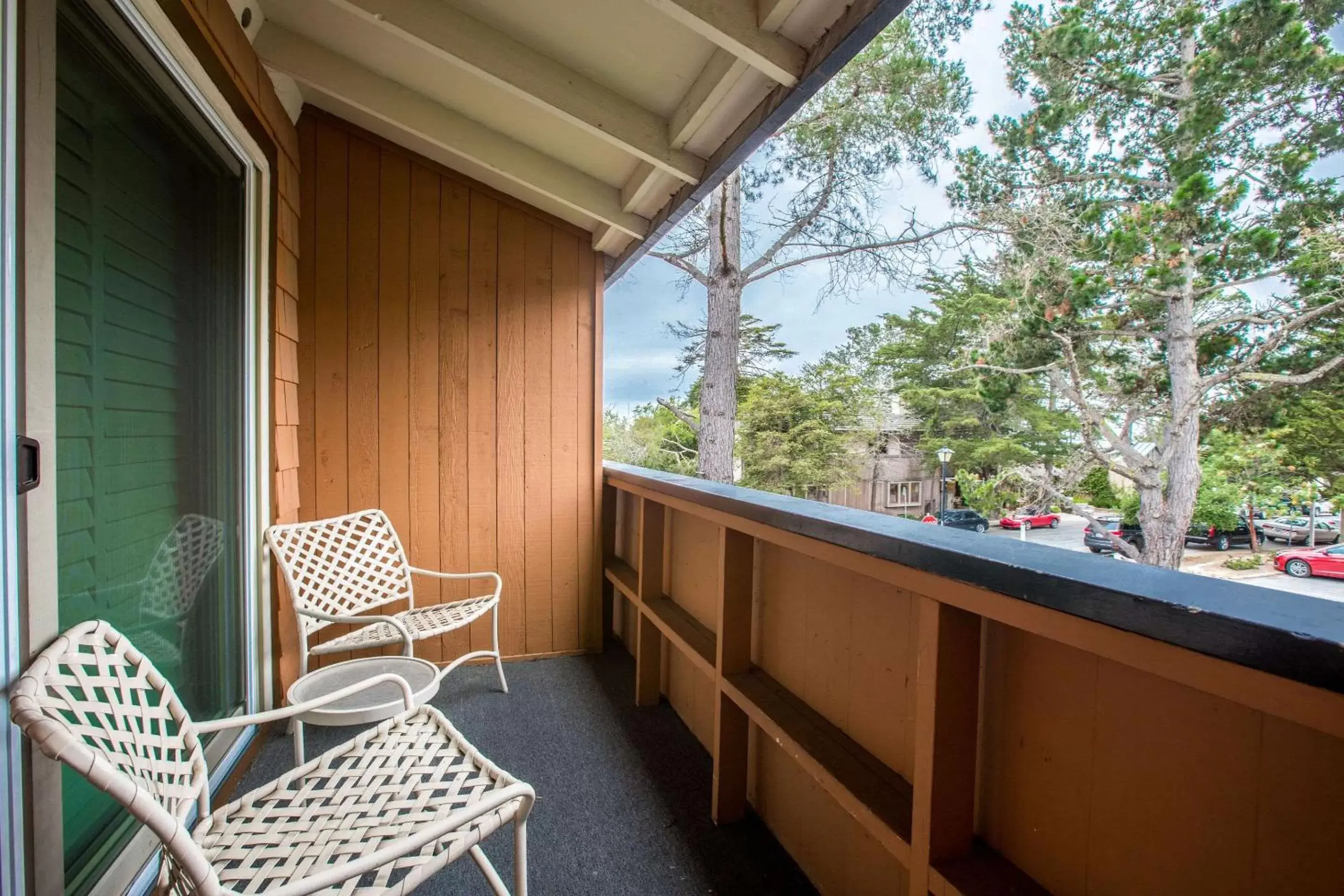 Patio, Balcony/Terrace in Clarion Collection Carmel Oaks Inn