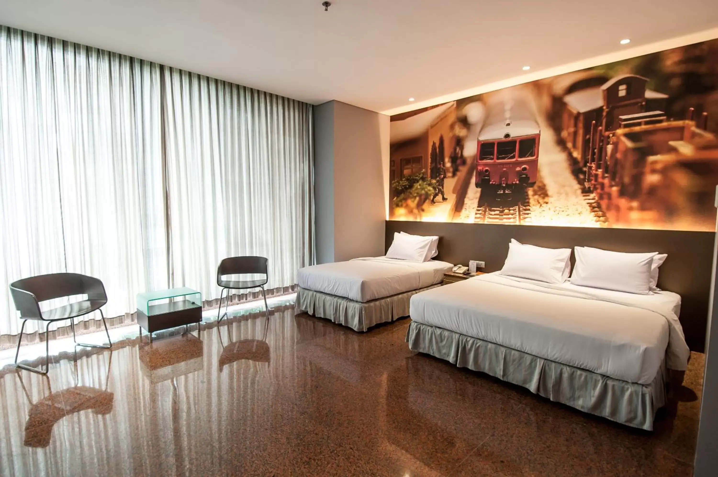 Bed in FM7 Resort Hotel - Jakarta Airport