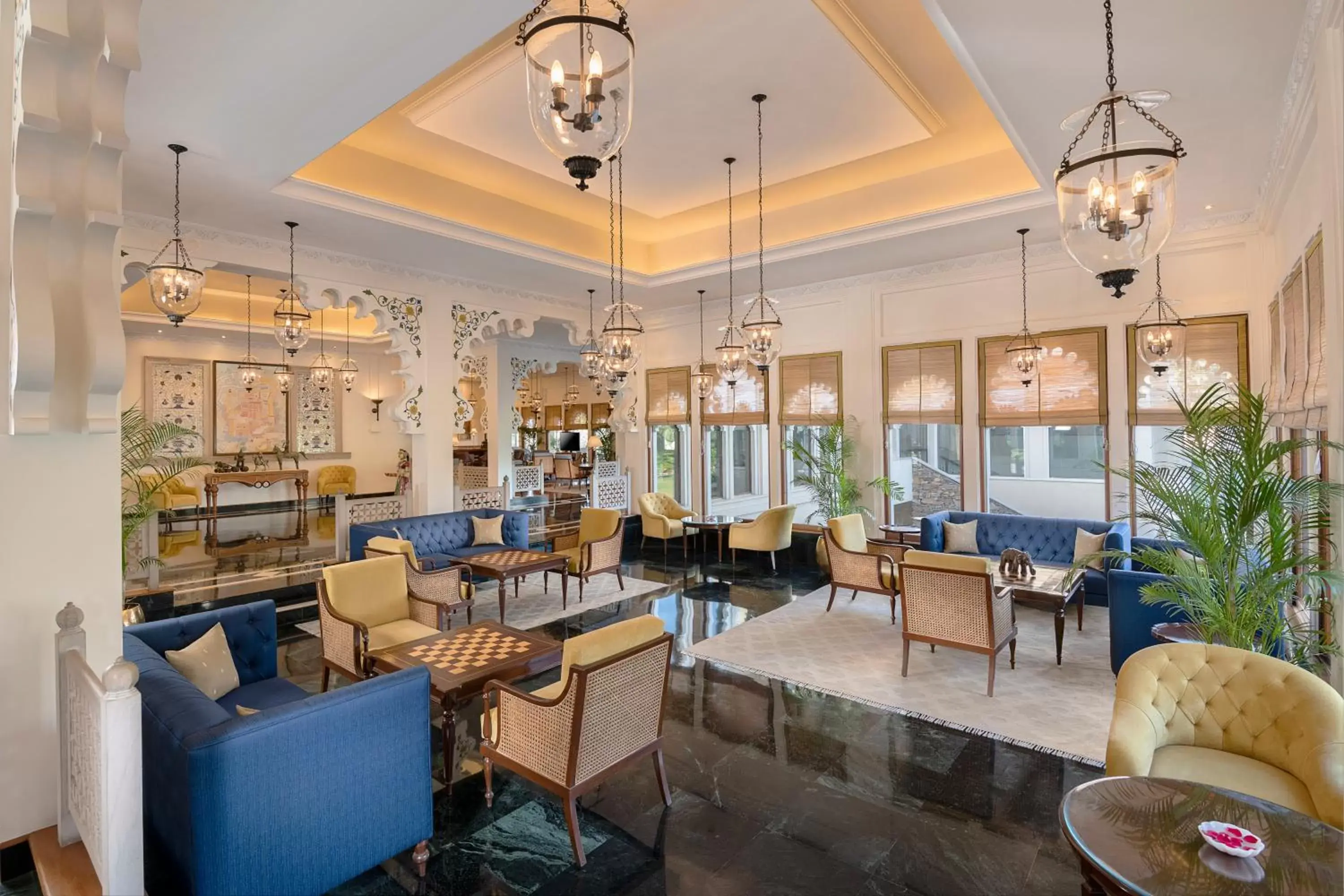 Lobby or reception in Trident Udaipur Lobby or reception in Trident Udaipur