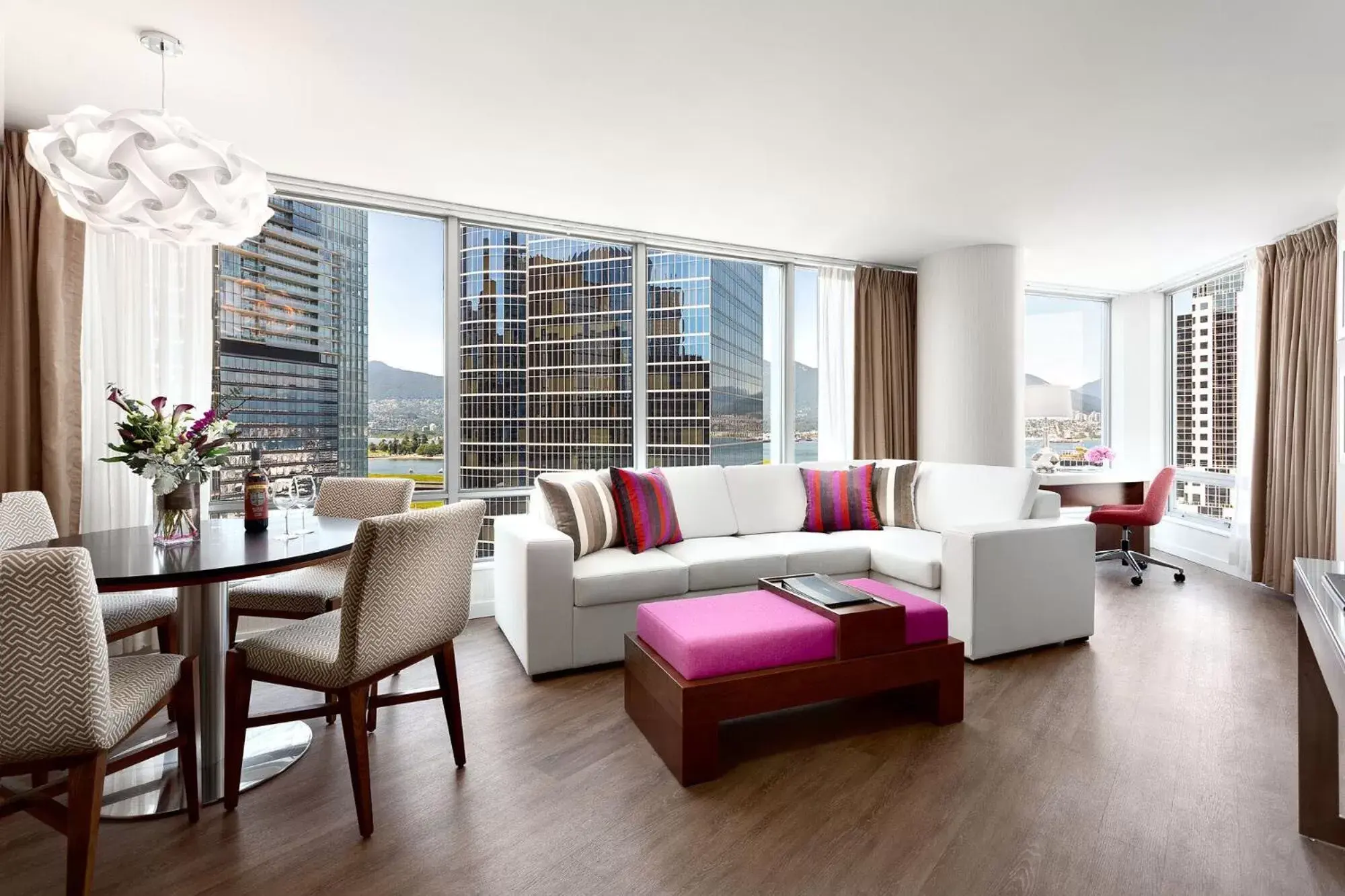 Sea view, Seating Area in Auberge Vancouver Hotel