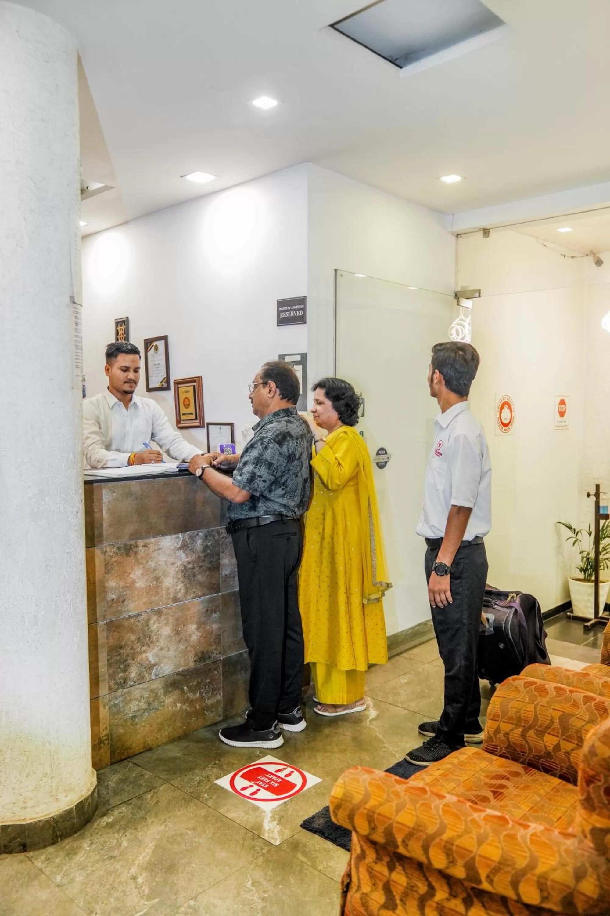 Lobby or reception in Hotel Seven- Center of City Chandigarh