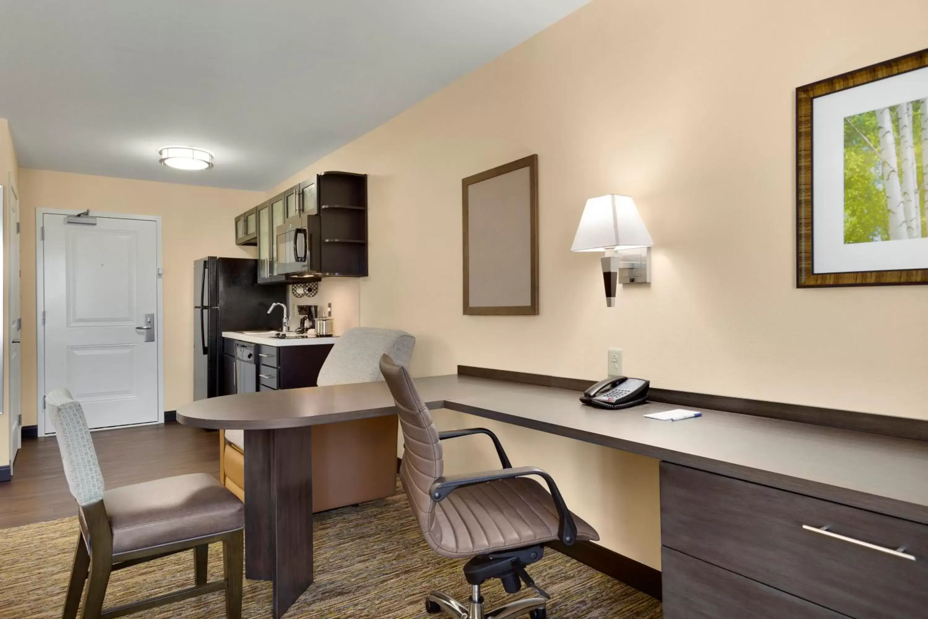 Photo of the whole room, Kitchen/Kitchenette in Candlewood Suites Vestal - Binghamton, an IHG Hotel