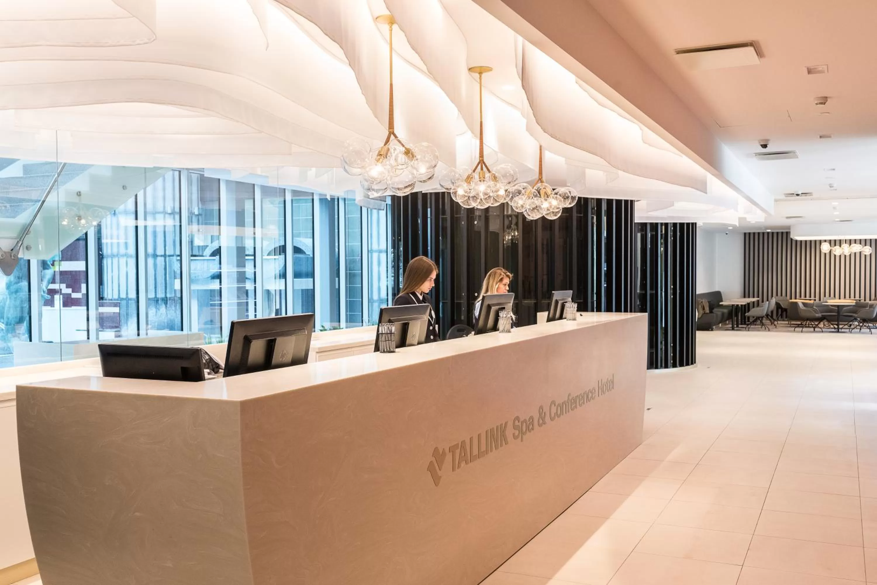 Lobby or reception in Tallink Spa & Conference Hotel