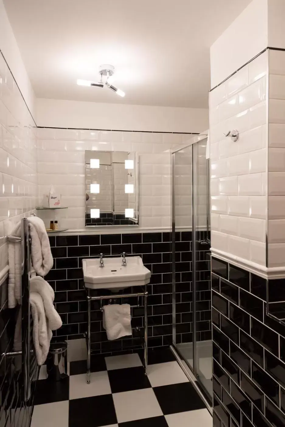 Decorative detail, Bathroom in Best Western Plough and Harrow Hotel