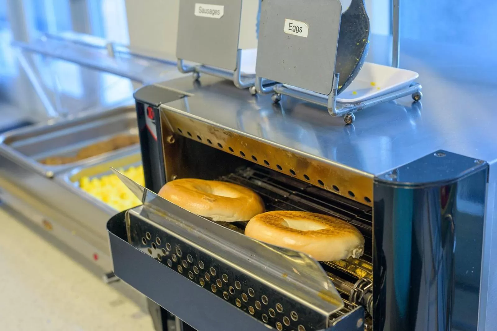 Buffet breakfast in Hawthorn Extended Stay by Wyndham Panama City Beach