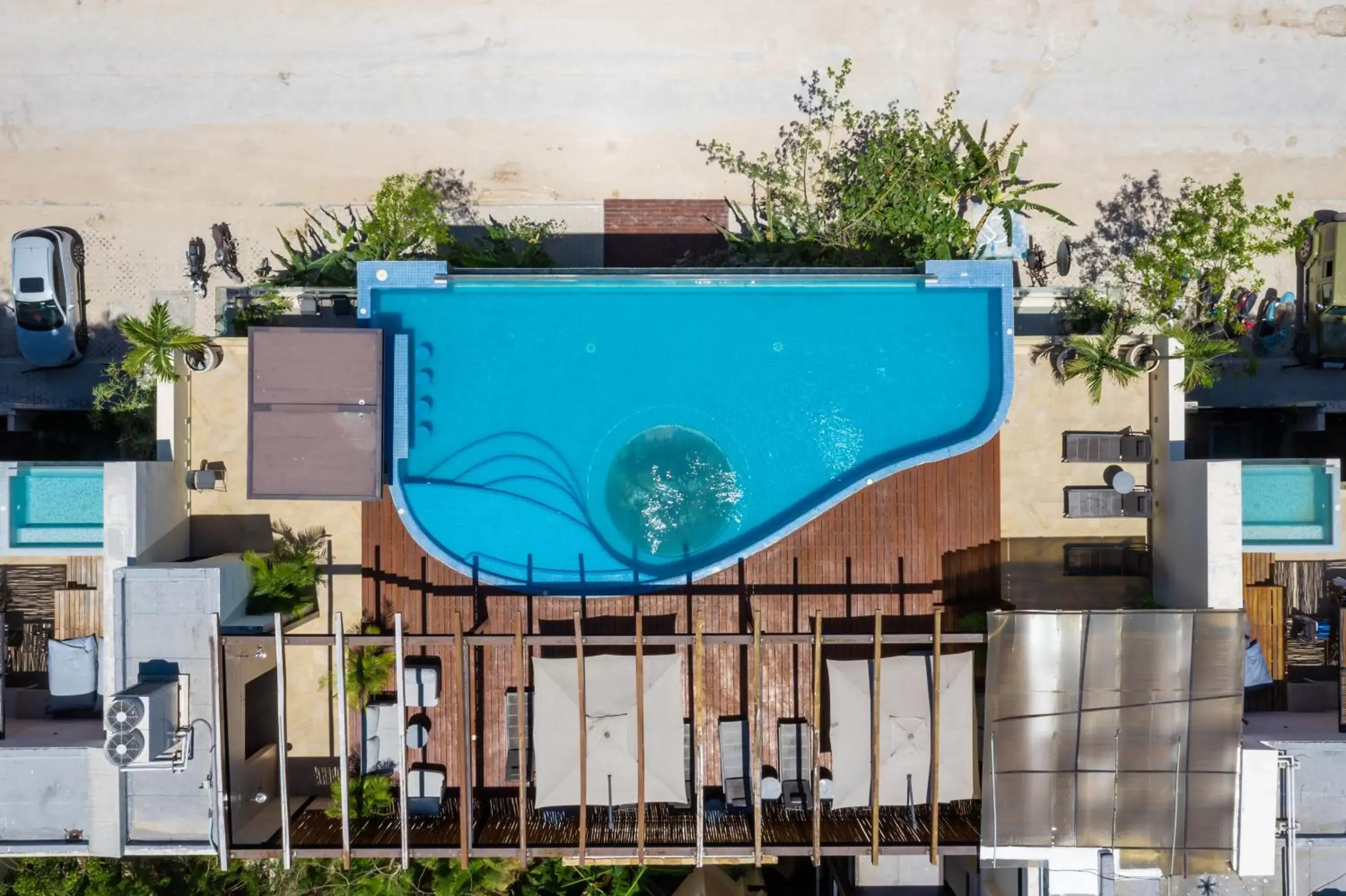 Pool View in Cacao Tulum -Luxury Condos-