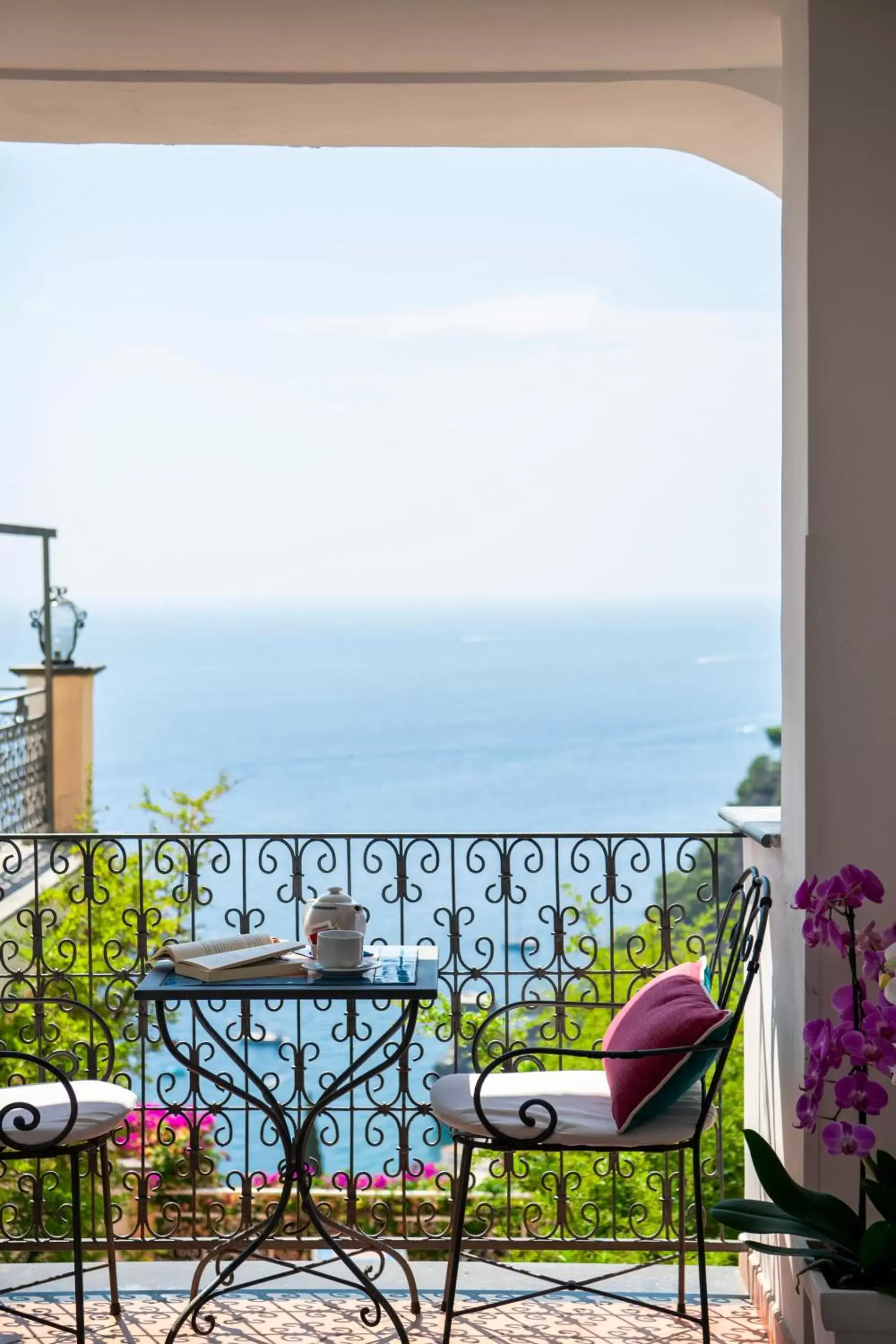 Balcony/Terrace in Positano Art Hotel Pasitea