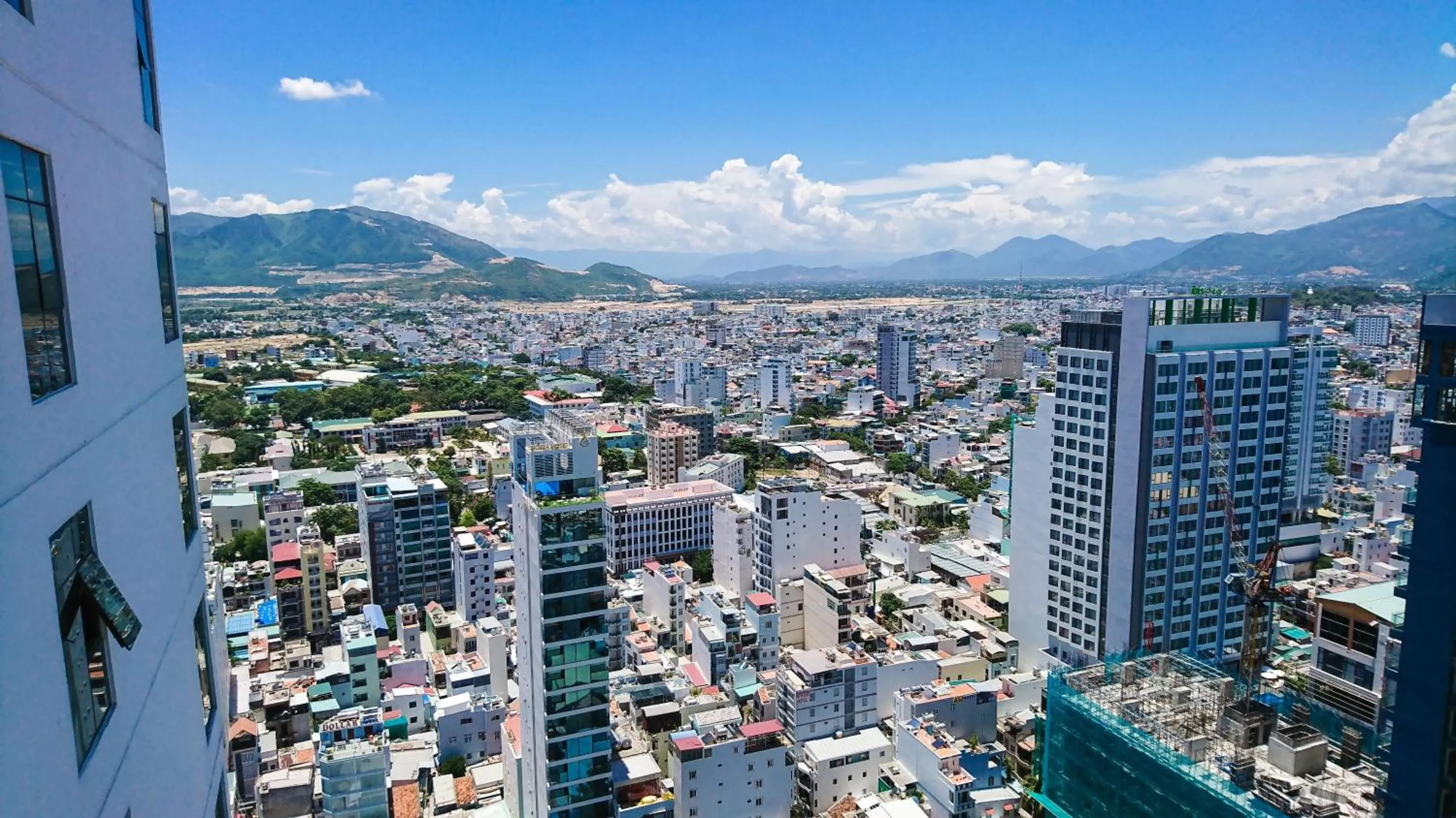 City view in Gold Ocean Apartment Nha Trang