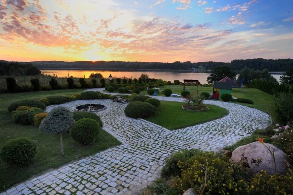 Lake view in Port Jeziorak