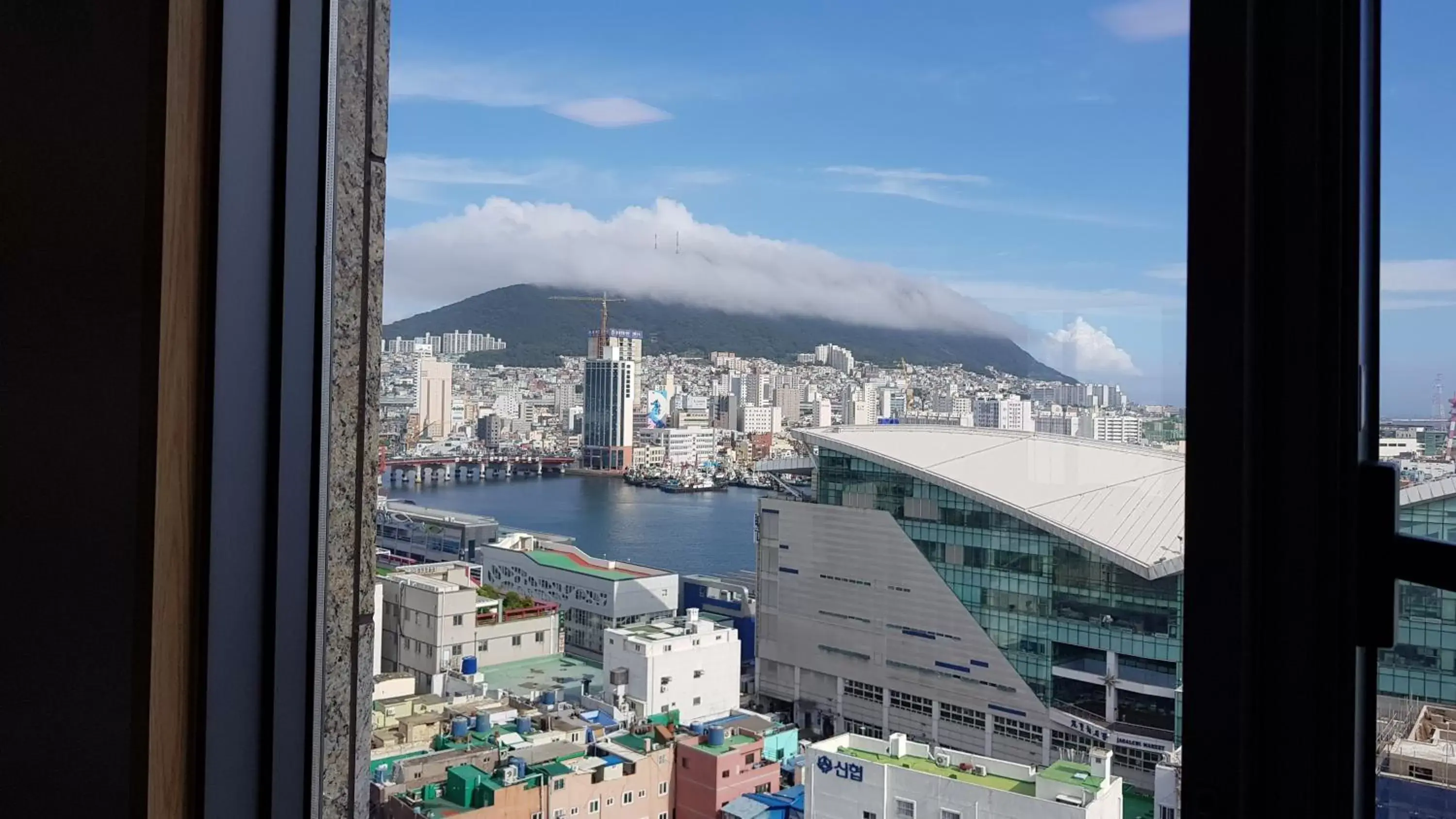 Sea view in Stanford Hotel Busan