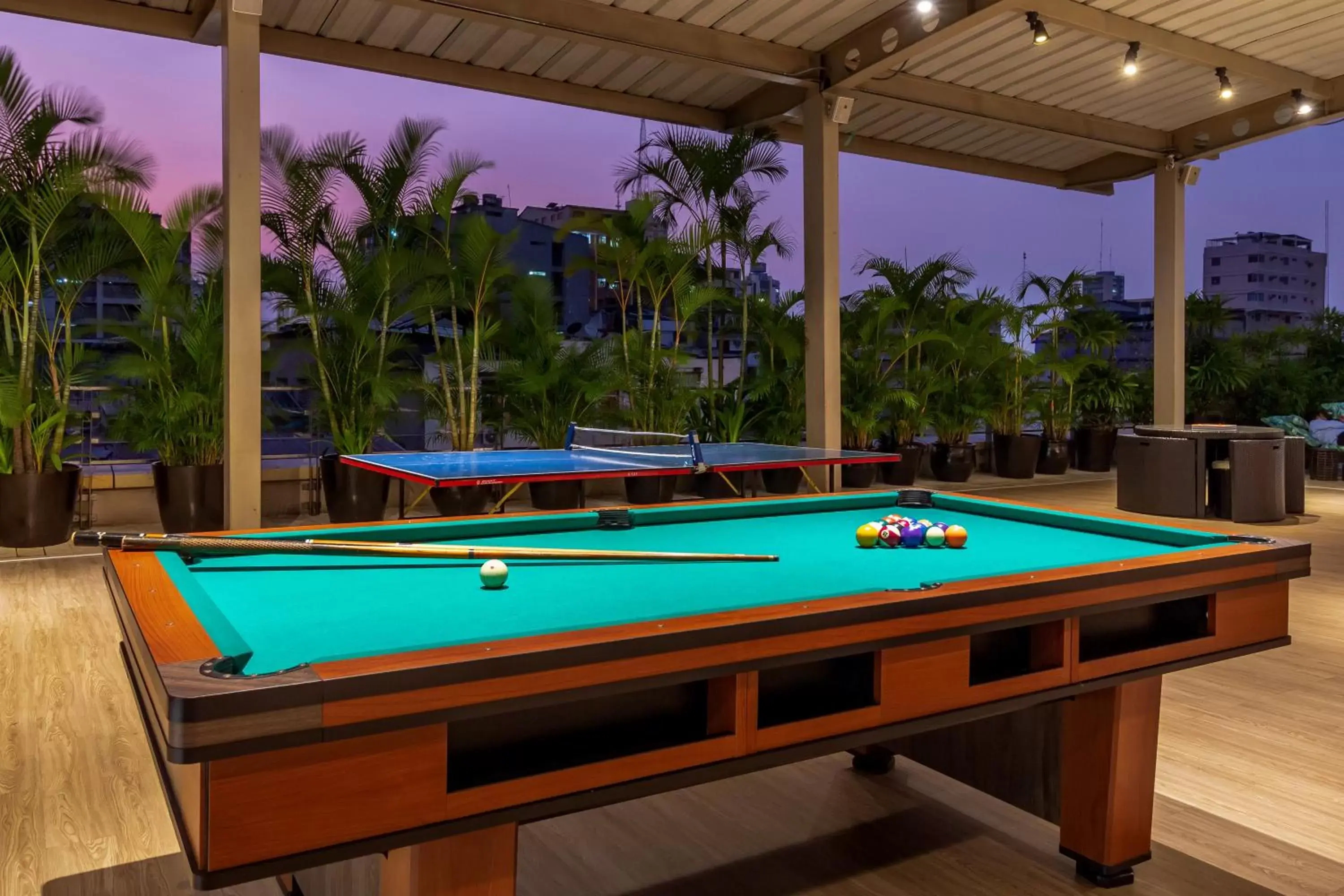 Night, Billiards in Grand Hotel Guayaquil, Ascend Hotel Collection