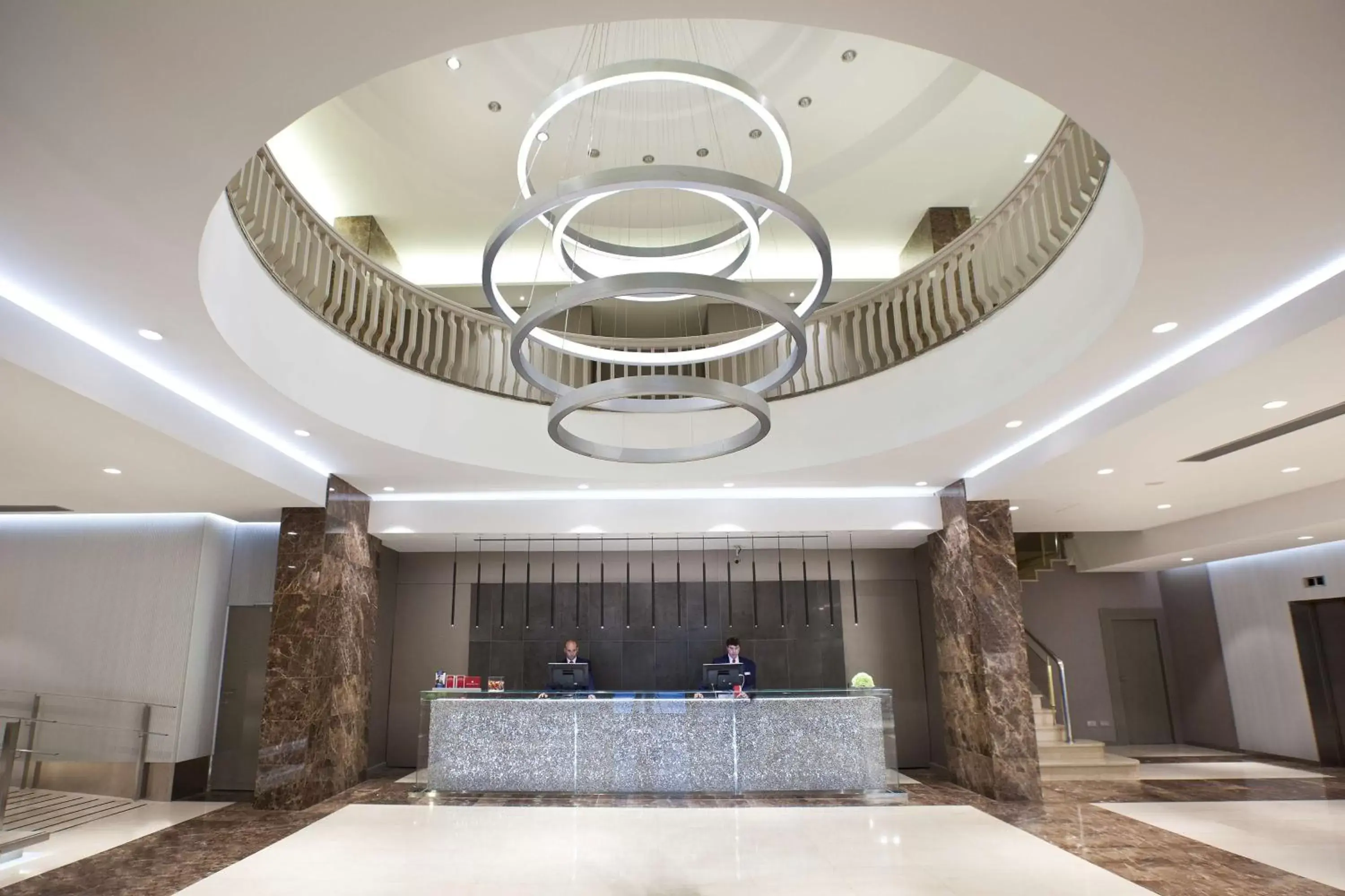 Lobby or reception, Banquet Facilities in NH Collection San Sebastián Aranzazu