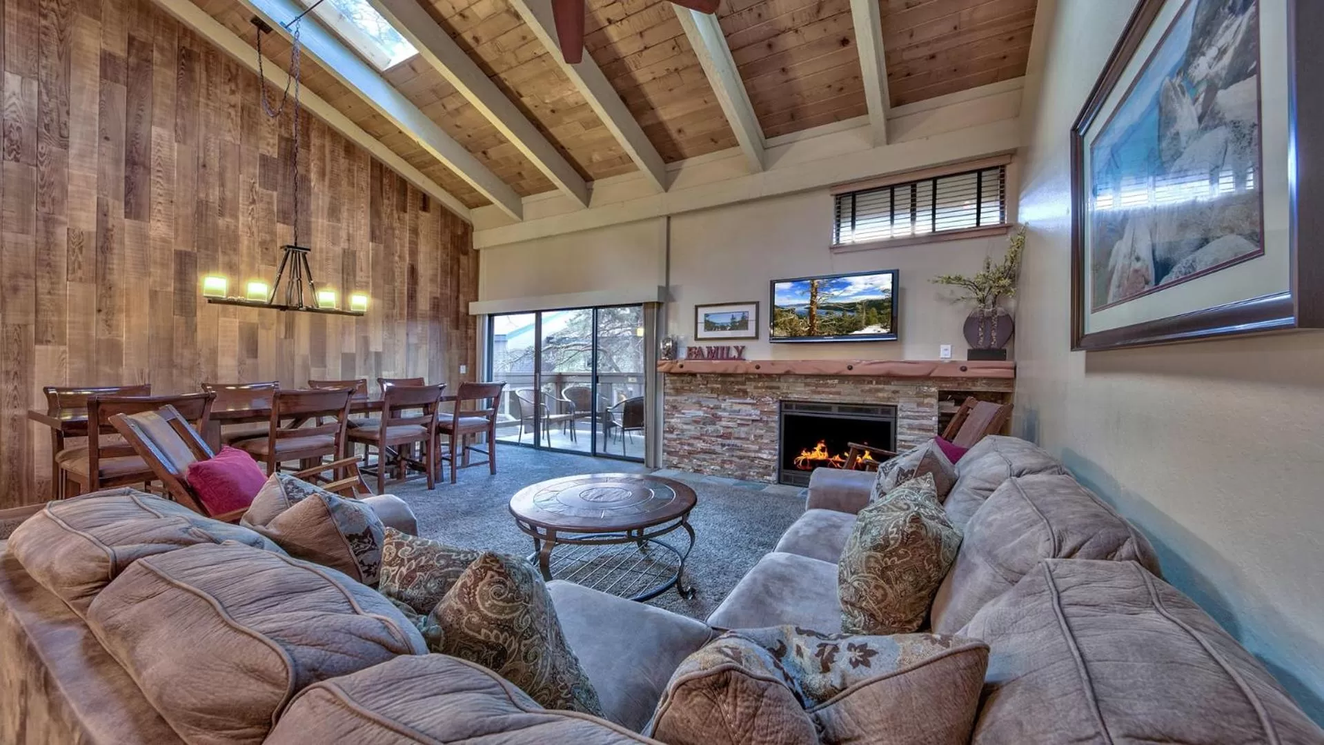 Seating Area in Lakeland Village at Heavenly