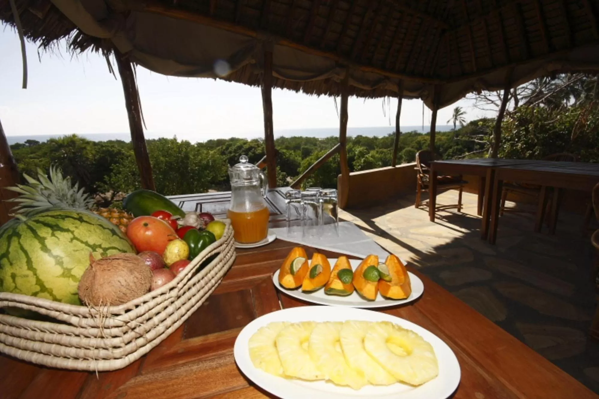 Continental breakfast in Bahari Pori Resort