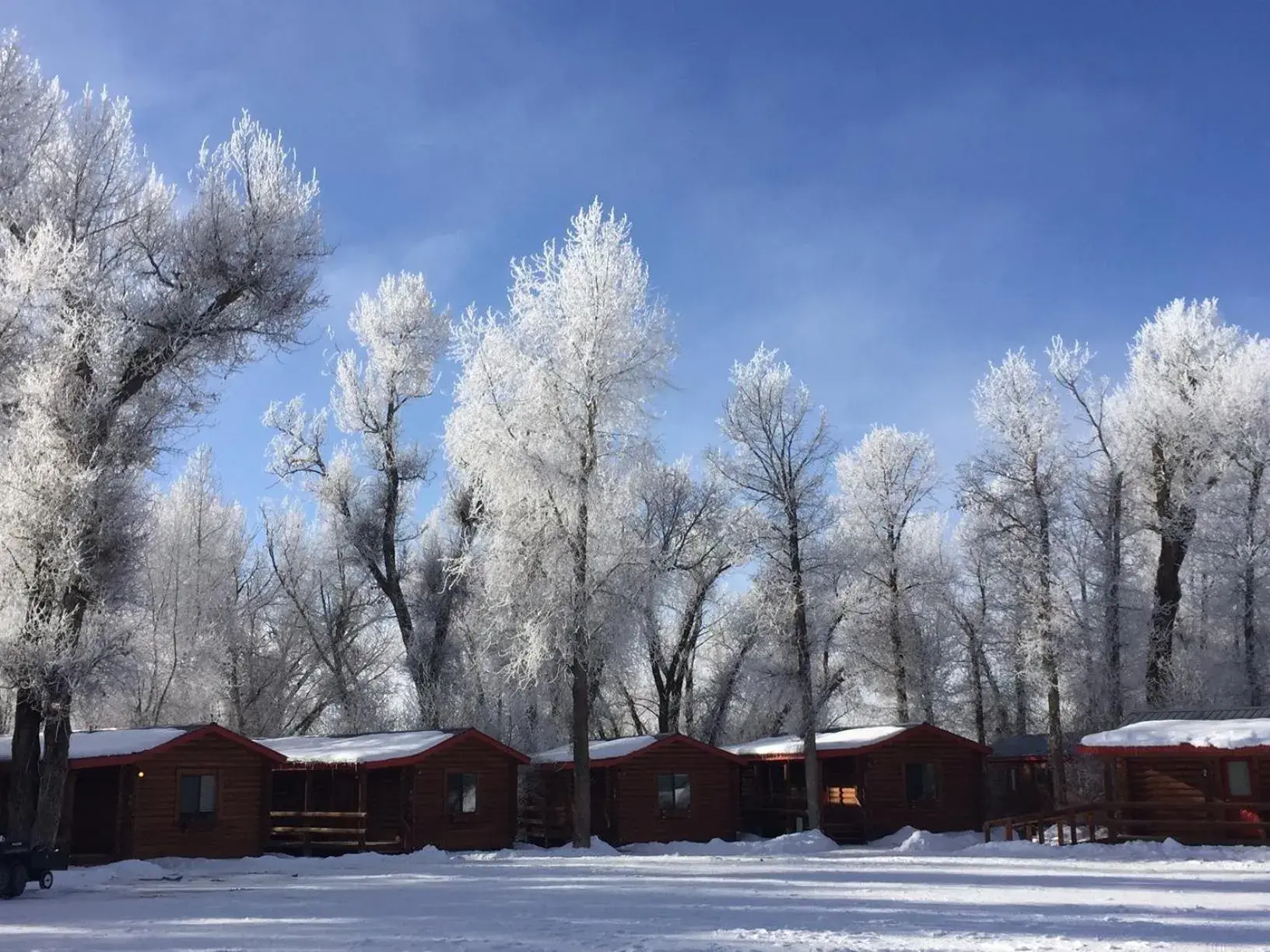 Winter in Teton Valley Cabins