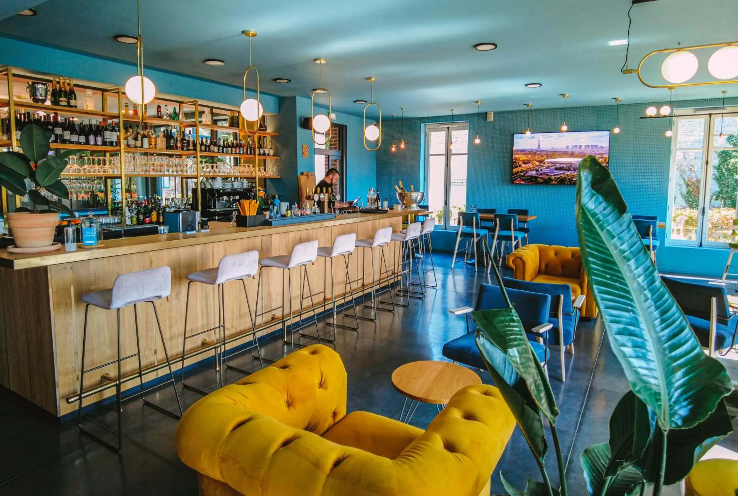Lounge/Bar in Mayrena Hotel Restaurant - Destination Le Tréport Mers