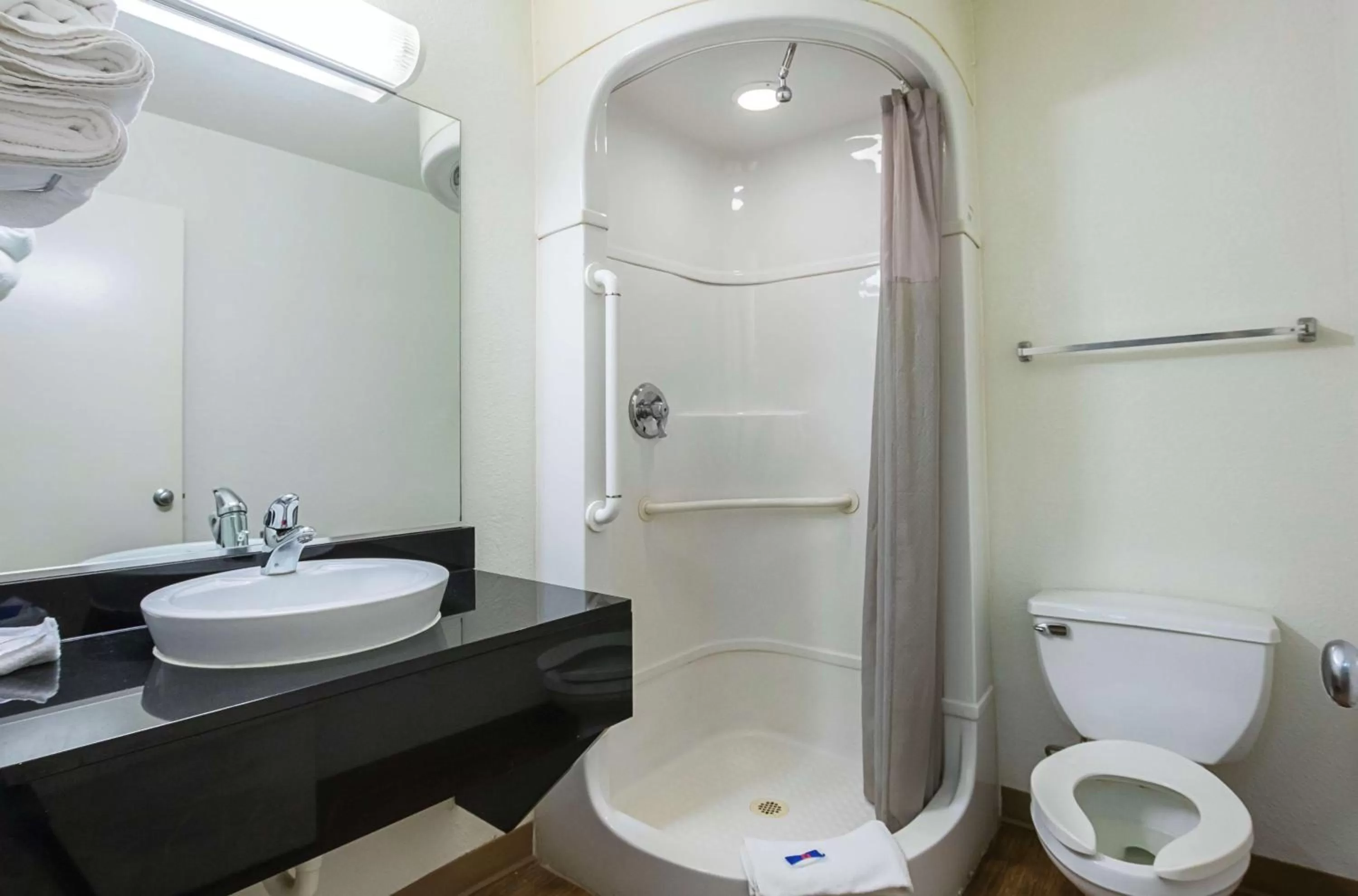 Shower in Motel 6-Rochester, MN