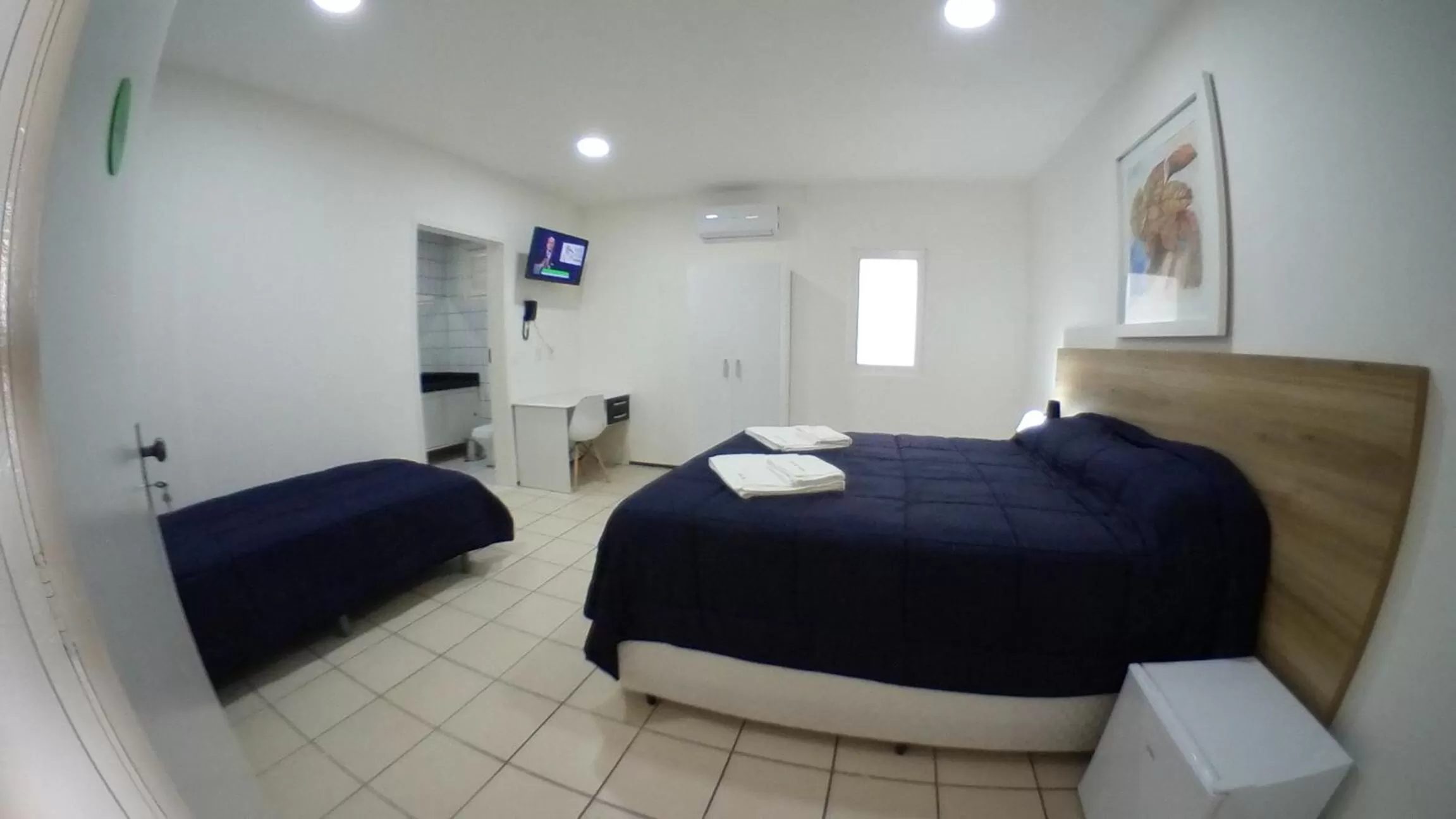 Bed in LIVE IN FORTALEZA HOTEL