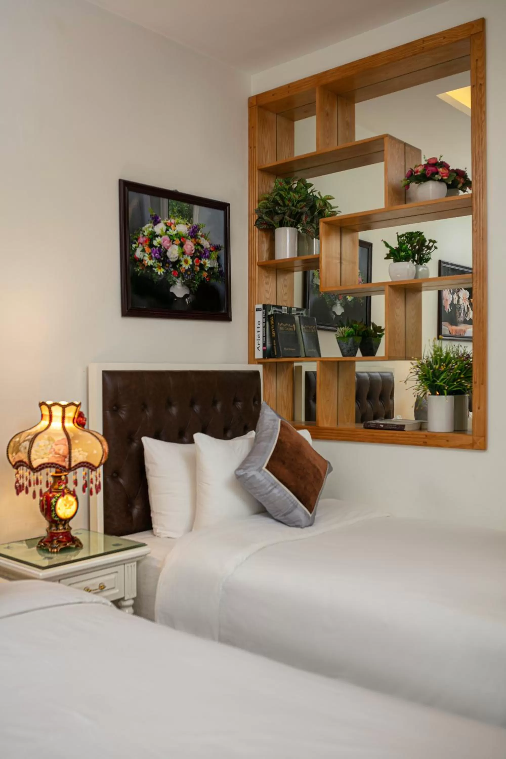 Bed in TrangTrang Boutique Hotel