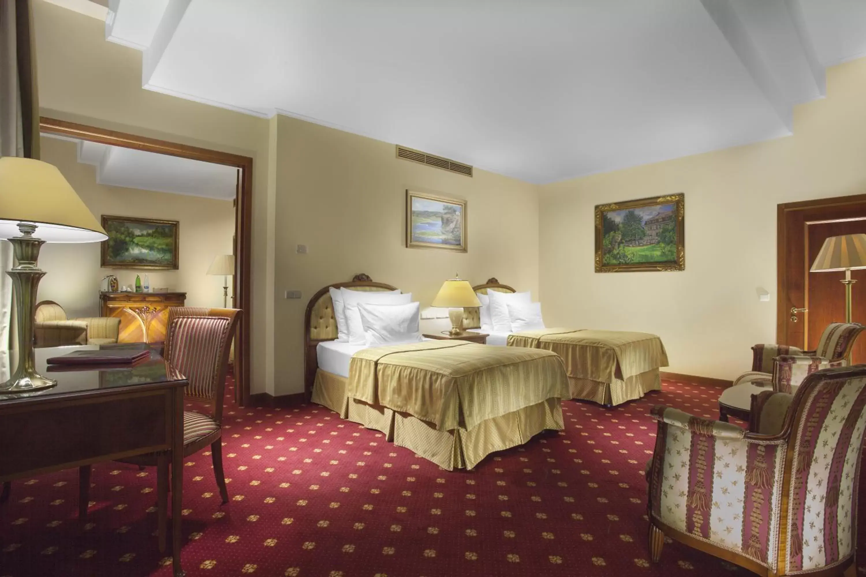 Bedroom in Art Nouveau Palace Hotel