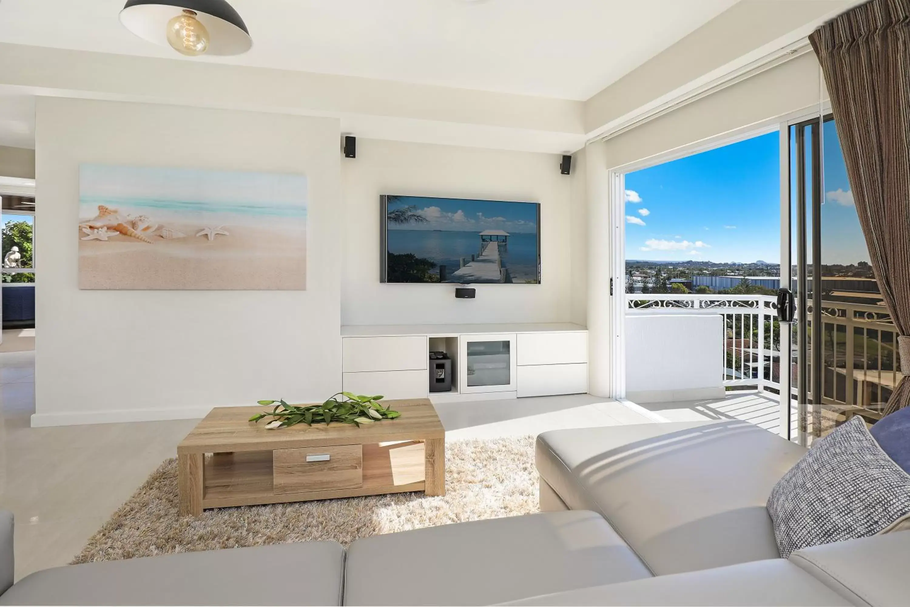 View (from property/room), Seating Area in Beachside Resort Kawana Waters