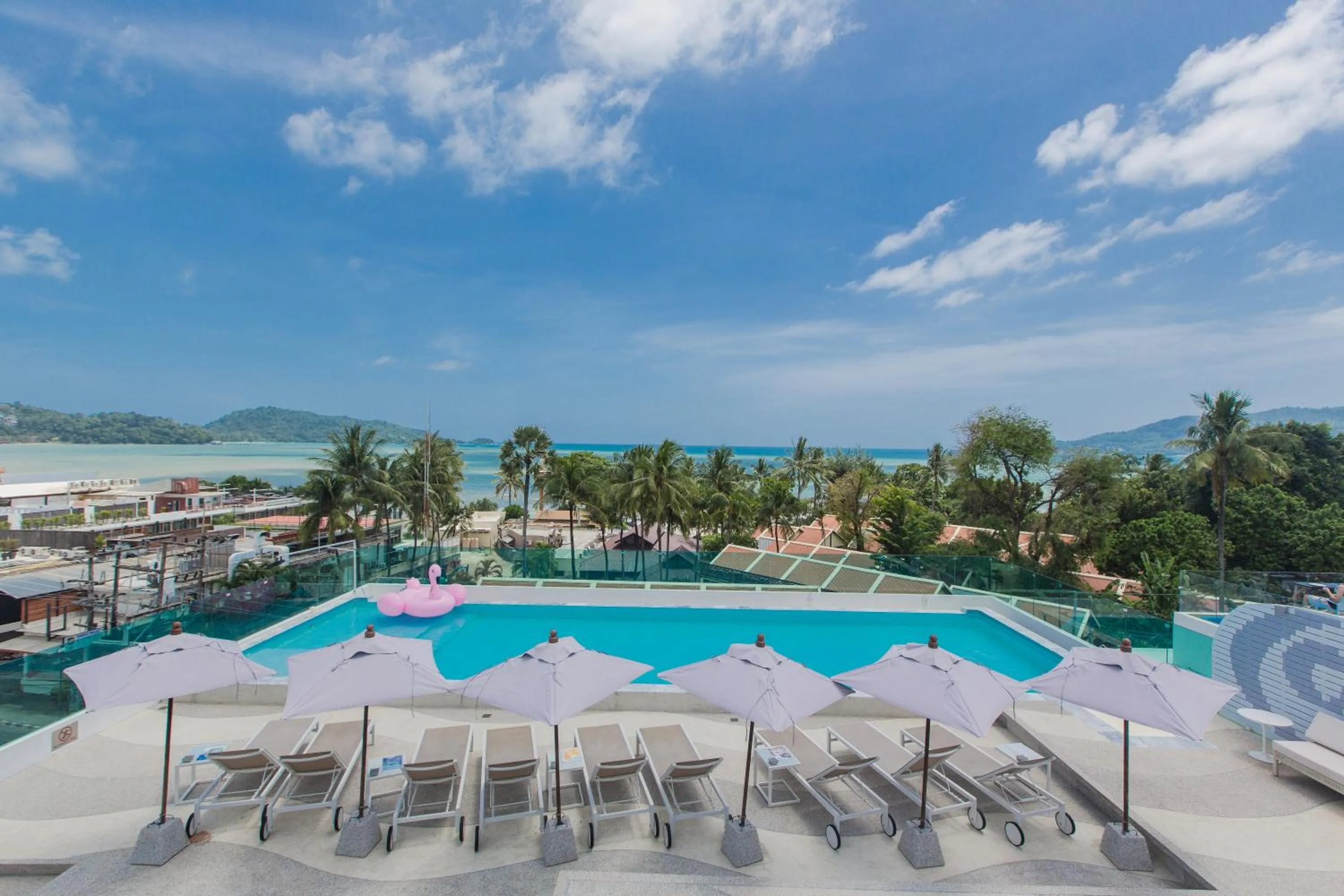 Swimming pool in The Bloc Hotel Phuket - SHA Extra Plus