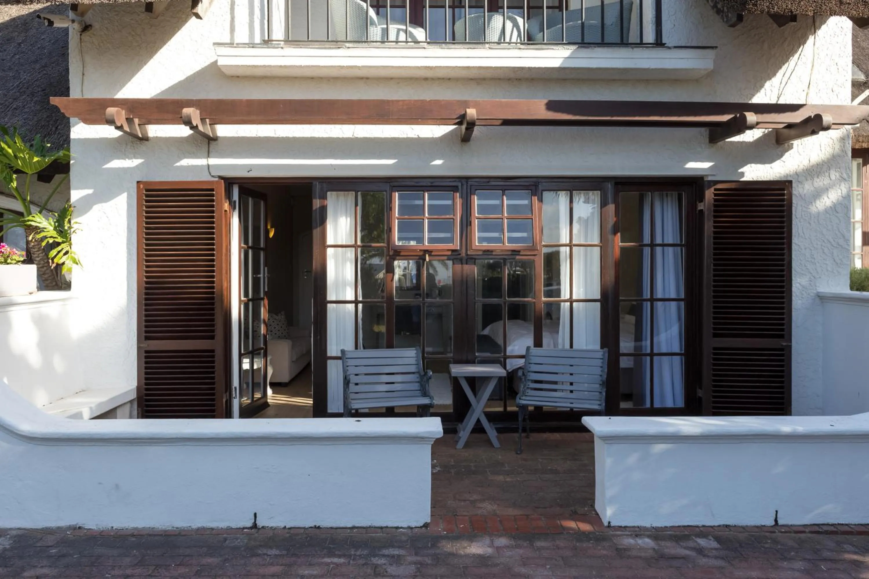 Patio in Whale Rock Luxury Lodge