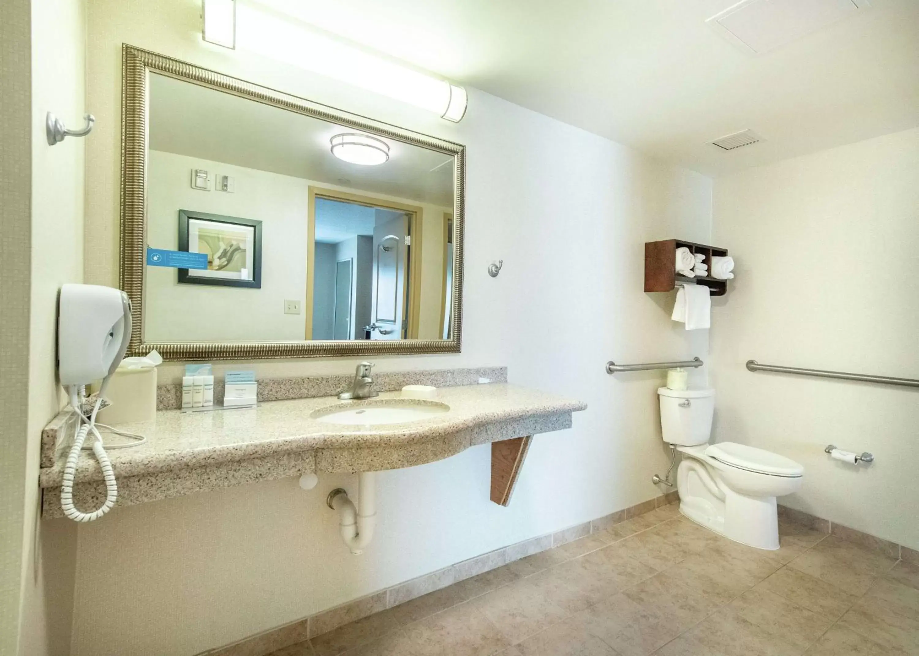 Bathroom in Hampton Inn Presque Isle