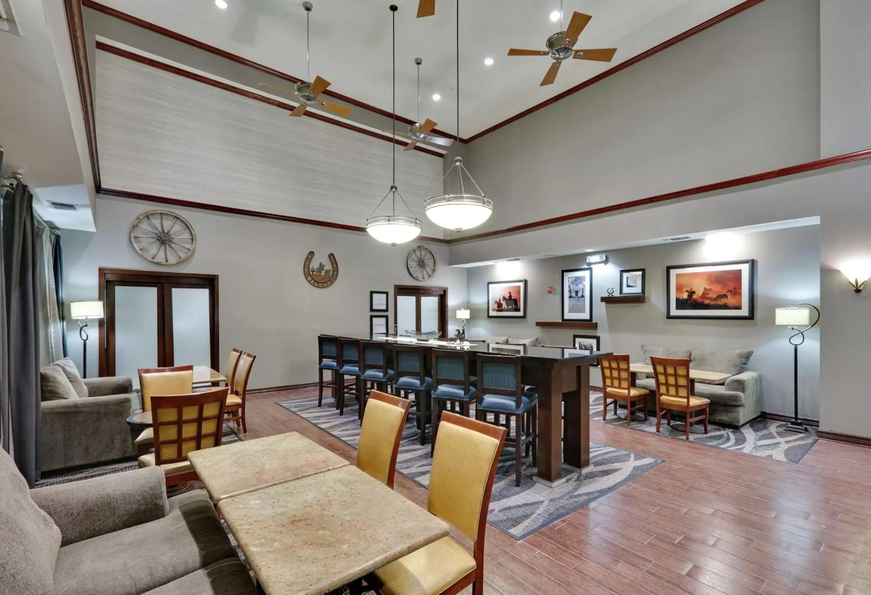 Lobby or reception, Restaurant/Places to Eat in Hampton Inn & Suites Abilene I-20